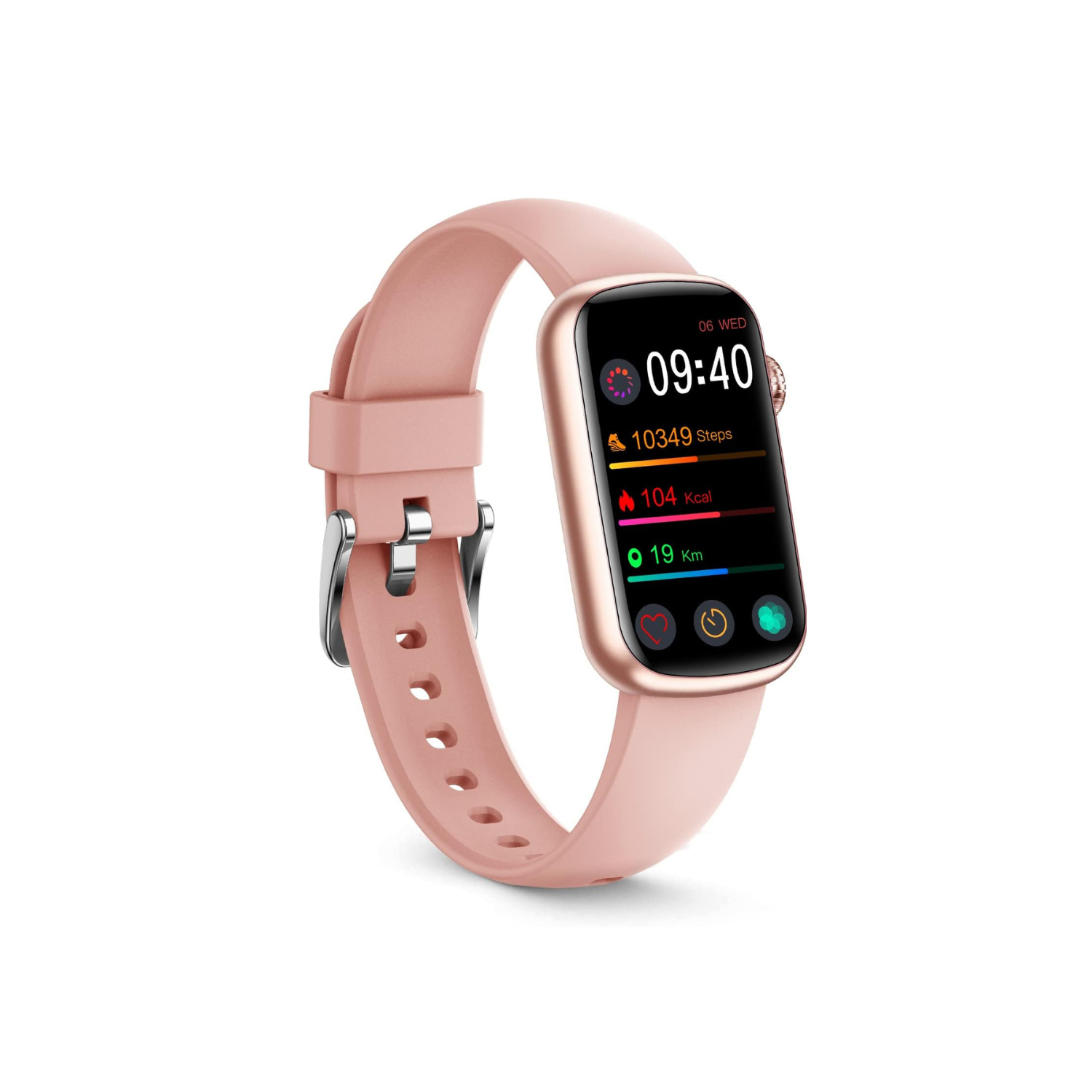 Slim Fitness Tracker with Blood Pressure, 24/7 Heart Rate and Sleep Tracking, IP68 Waterproof Activity Trackers and Smart Watches with Step Tracker,