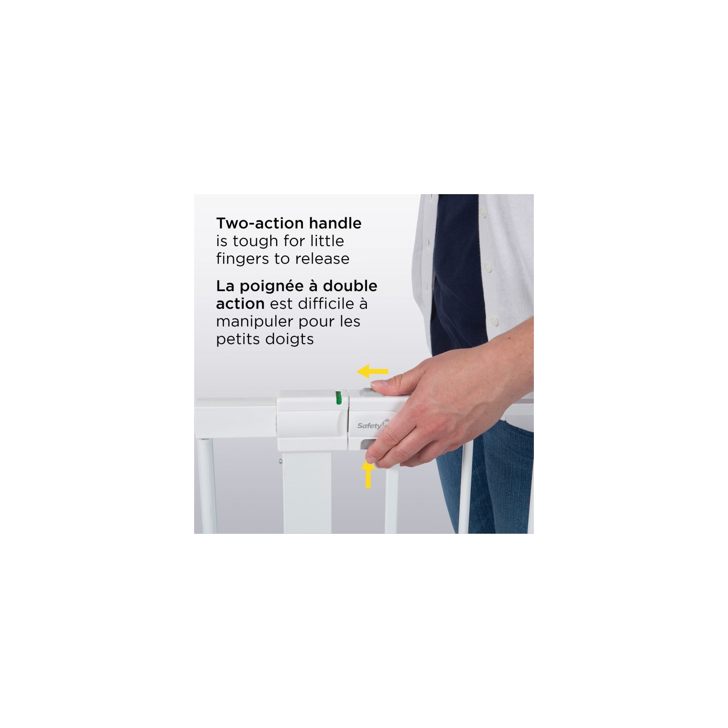 Easy Install Walk-Through Gate - White