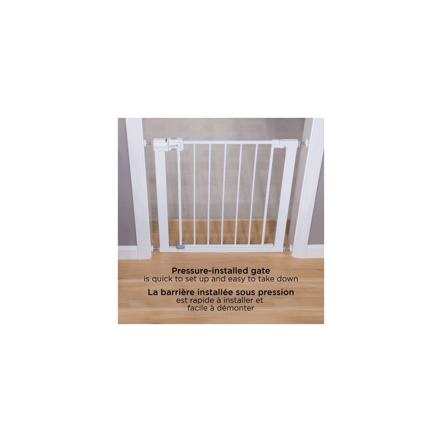 Easy Install Walk-Through Gate - White