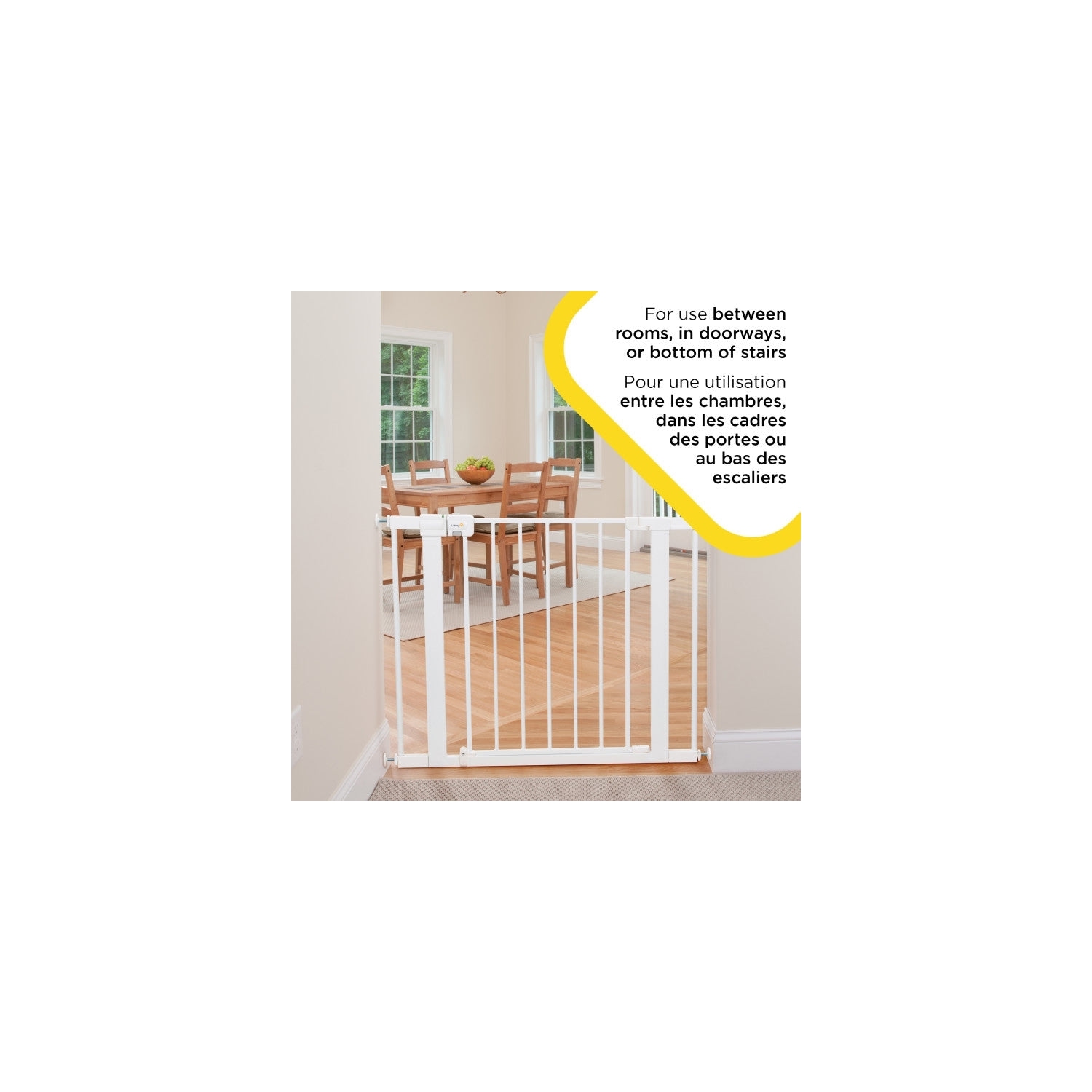 Easy Install Walk-Through Gate - White