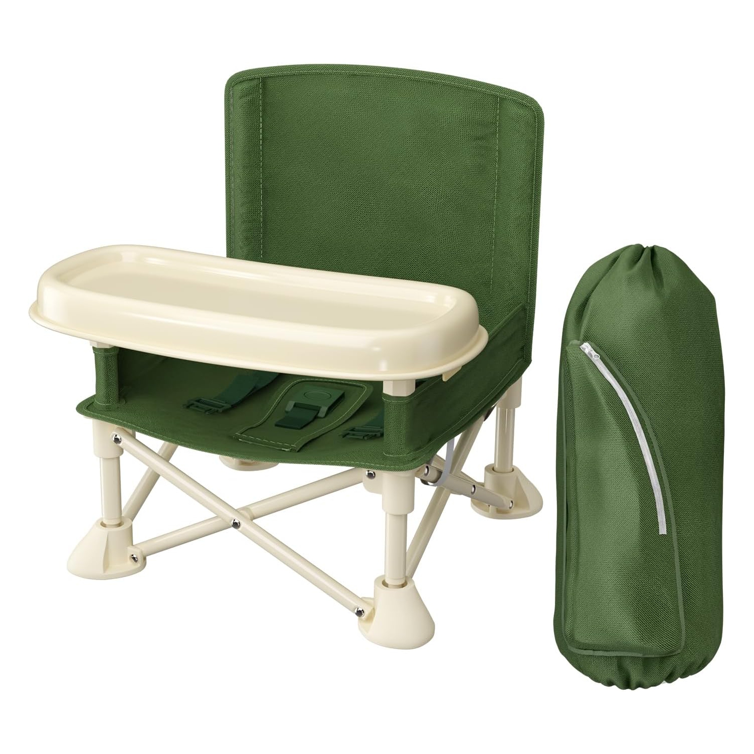 Portable Baby Chair | Camp Chair | Booster Seat With Removable Tray