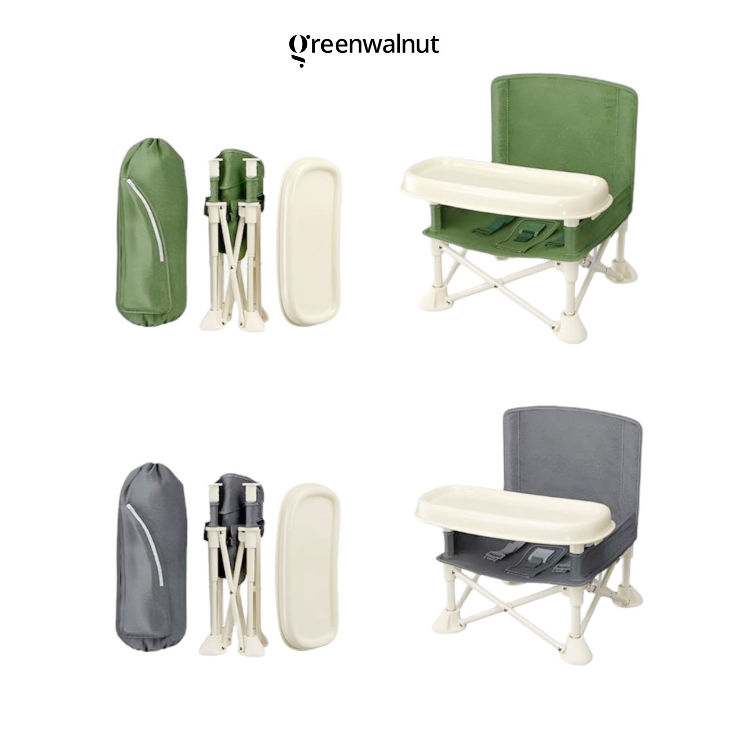 Portable Baby Chair | Camp Chair | Booster Seat With Removable Tray