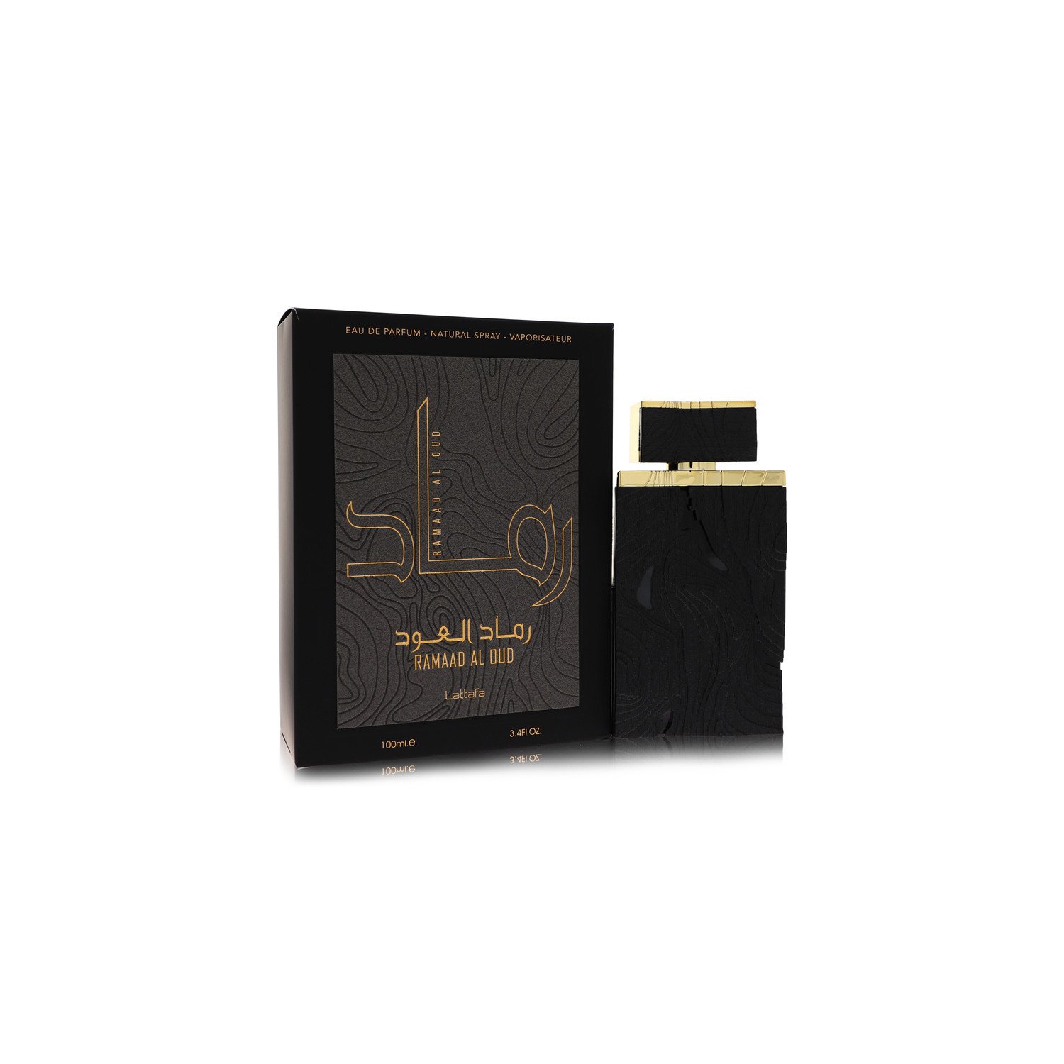 Ramaad Al Oud par Lattafa pour Homme - 3,4&nbsp;oz EDP Spray