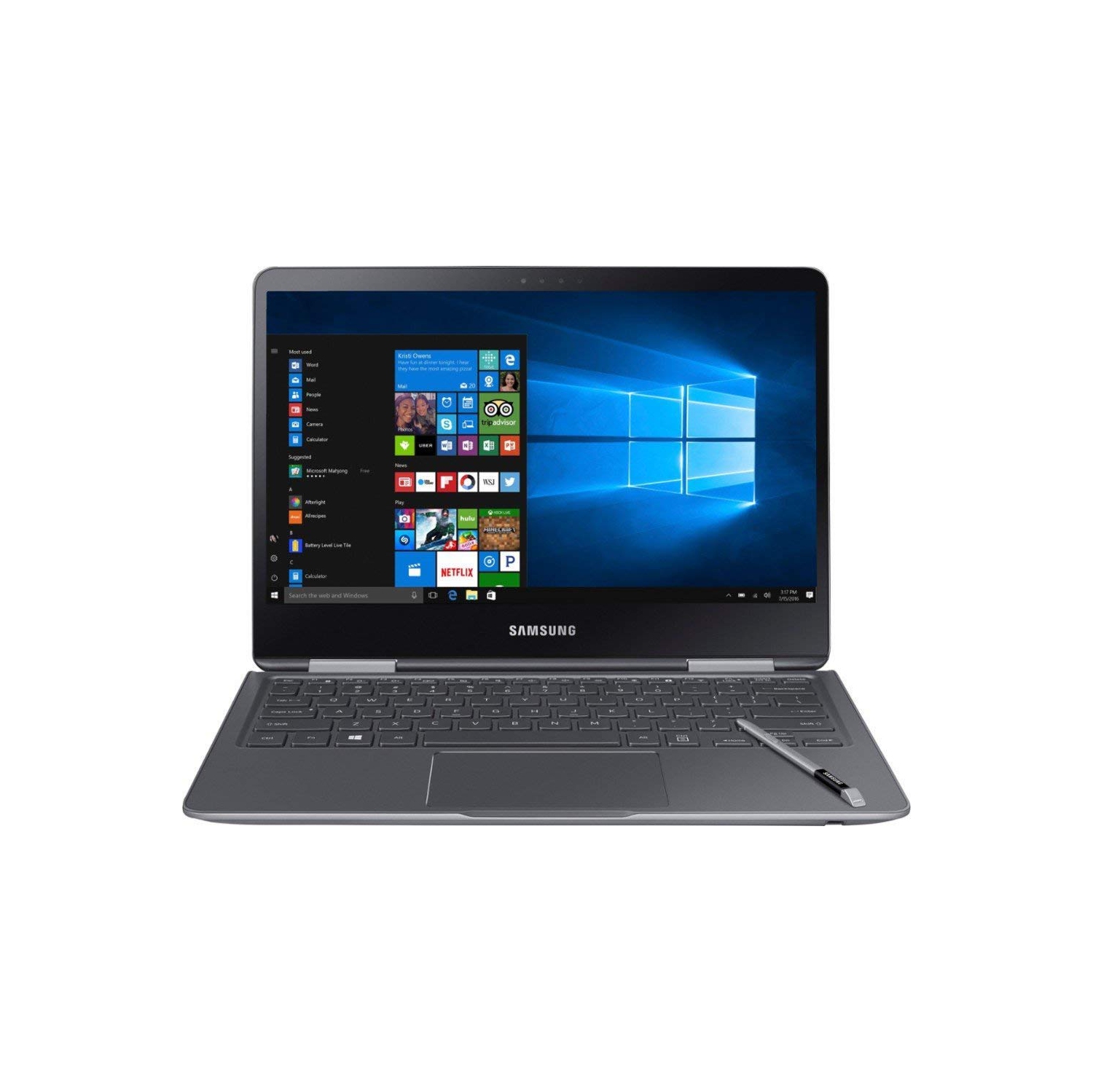 Refurbished - Samsung Galaxy Notebook 9 Pro (NP940X3M-K01US 8GB/256GB Core i7 - Grey - Win 11