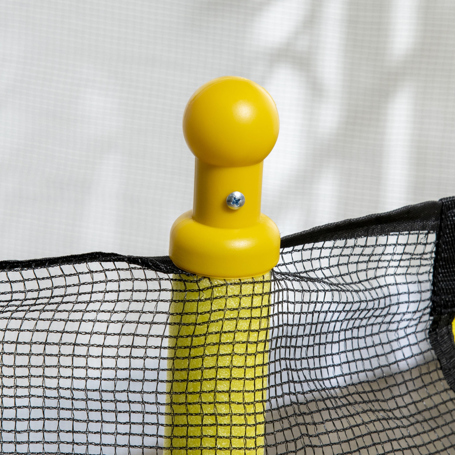 Trampoline de 55&nbsp;po pour enfants de Qaba, trampoline d'intérieur extérieur pour tout-petit 47,2&nbsp;po-55,1&nbsp;poH avec filet de sécurité,