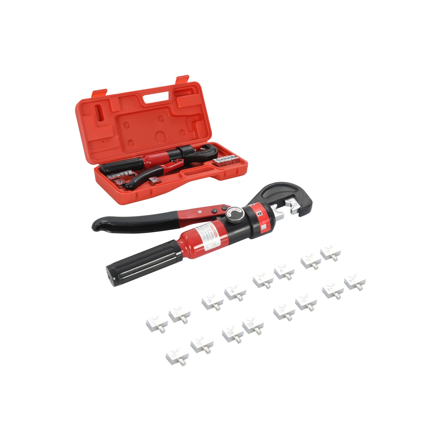 vidaXL Hydraulic Crimping Pliers 4-6-8-10-16-25-35-70 mm²