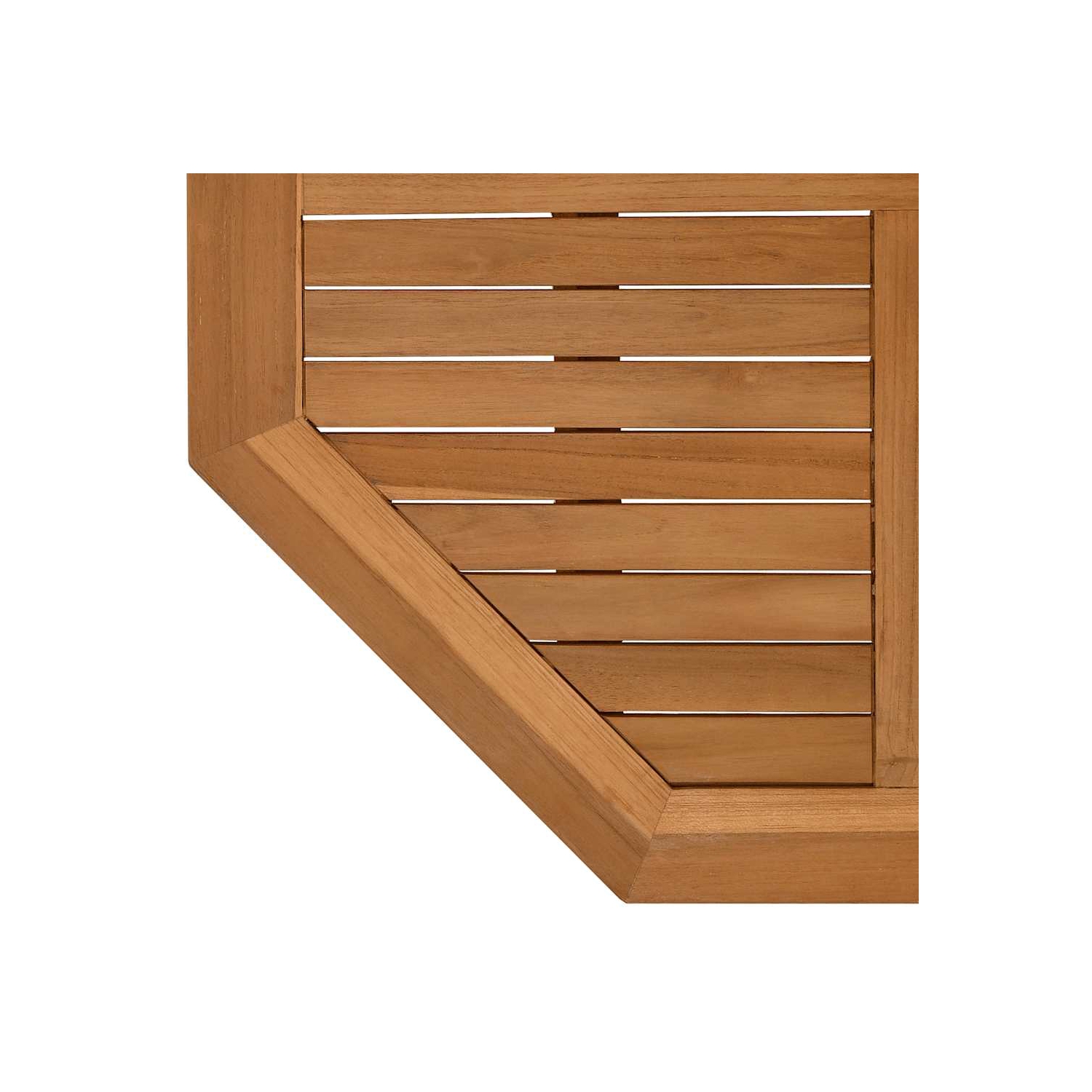 Surface de table vidaXL 90x90x2.5&nbsp;cm Teck de bois massif octogonal