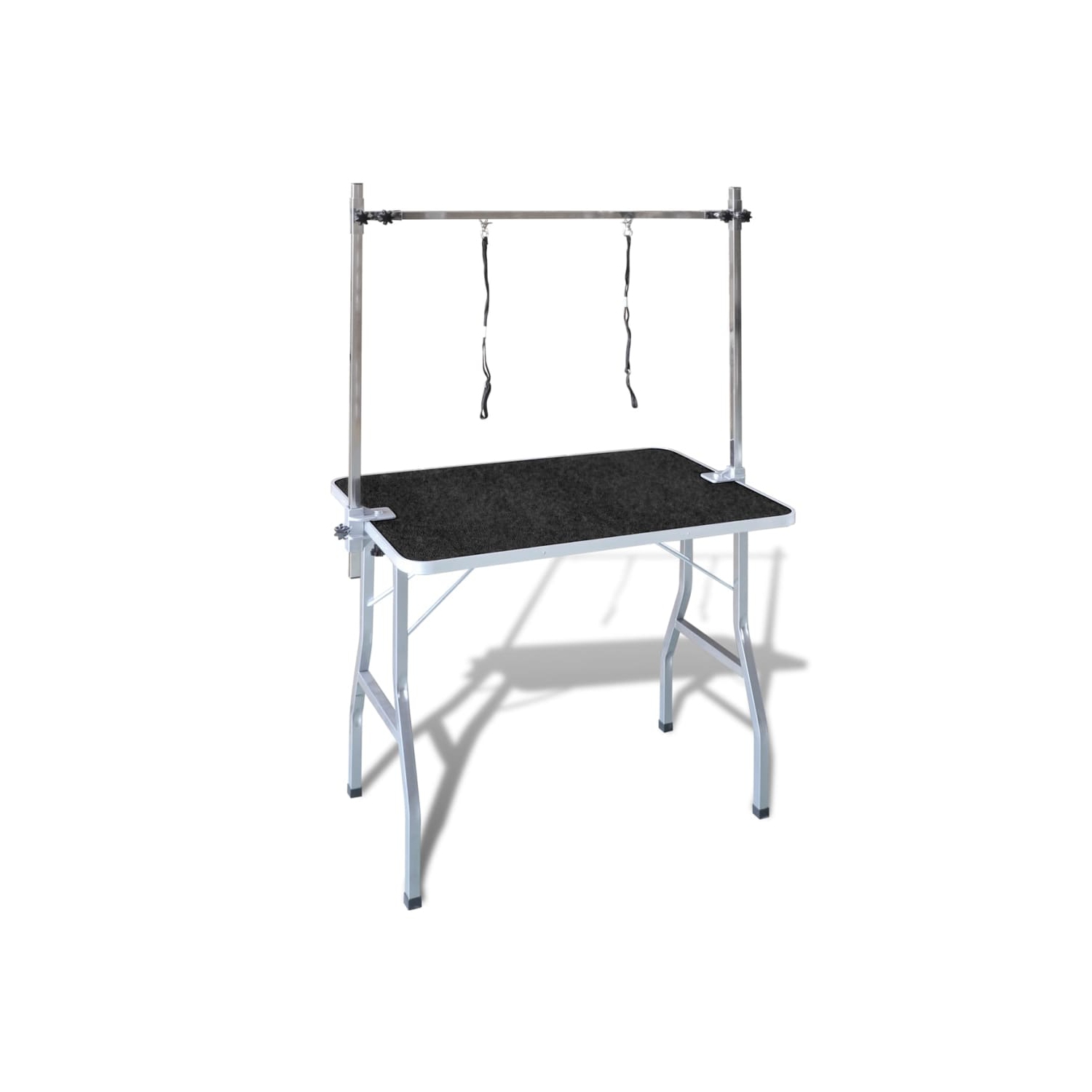Table de toilettage réglable pour chiens avec 2 nouilles
