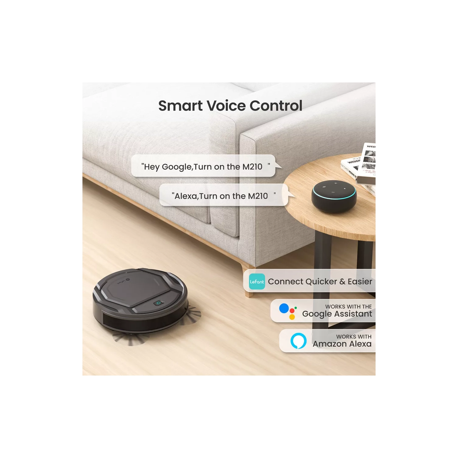 Lefant Robot Vacuums Cleaner Self-Charging WiFi/App/Alexa Smart Vacuum Robot give me uniqine product