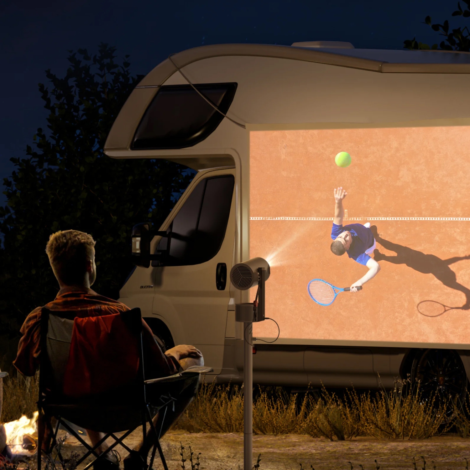 Support Powerbase de XGIMI, accessoires de projecteur, support de projecteur portatif 2-en-1 et chargeur portable pour MoGo 3 Pro