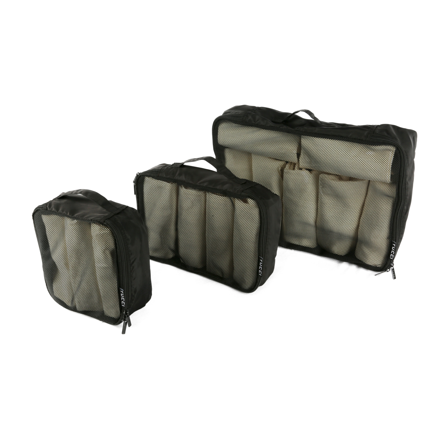 ARTICLES DE VOYAGE SAC CUBE - GARDE LES VÊTEMENTS, CHAUSSURES AND ARTICLES DE TOILETTE ORGANIZED EN VOYAGE - GRIS