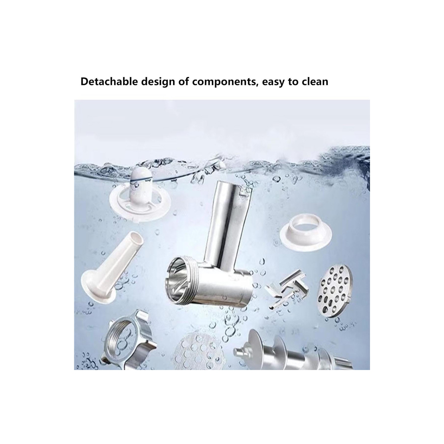 axGear Electric Meat Grinder Sausage Maker Stuffer Beef Pork Stainless Food Mincer