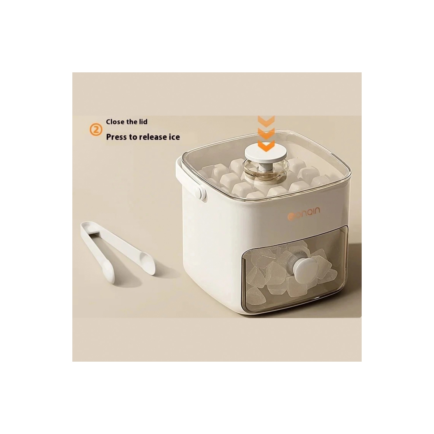 Bac de rangement portatif avec couvercle Ice Cube d'AxGear