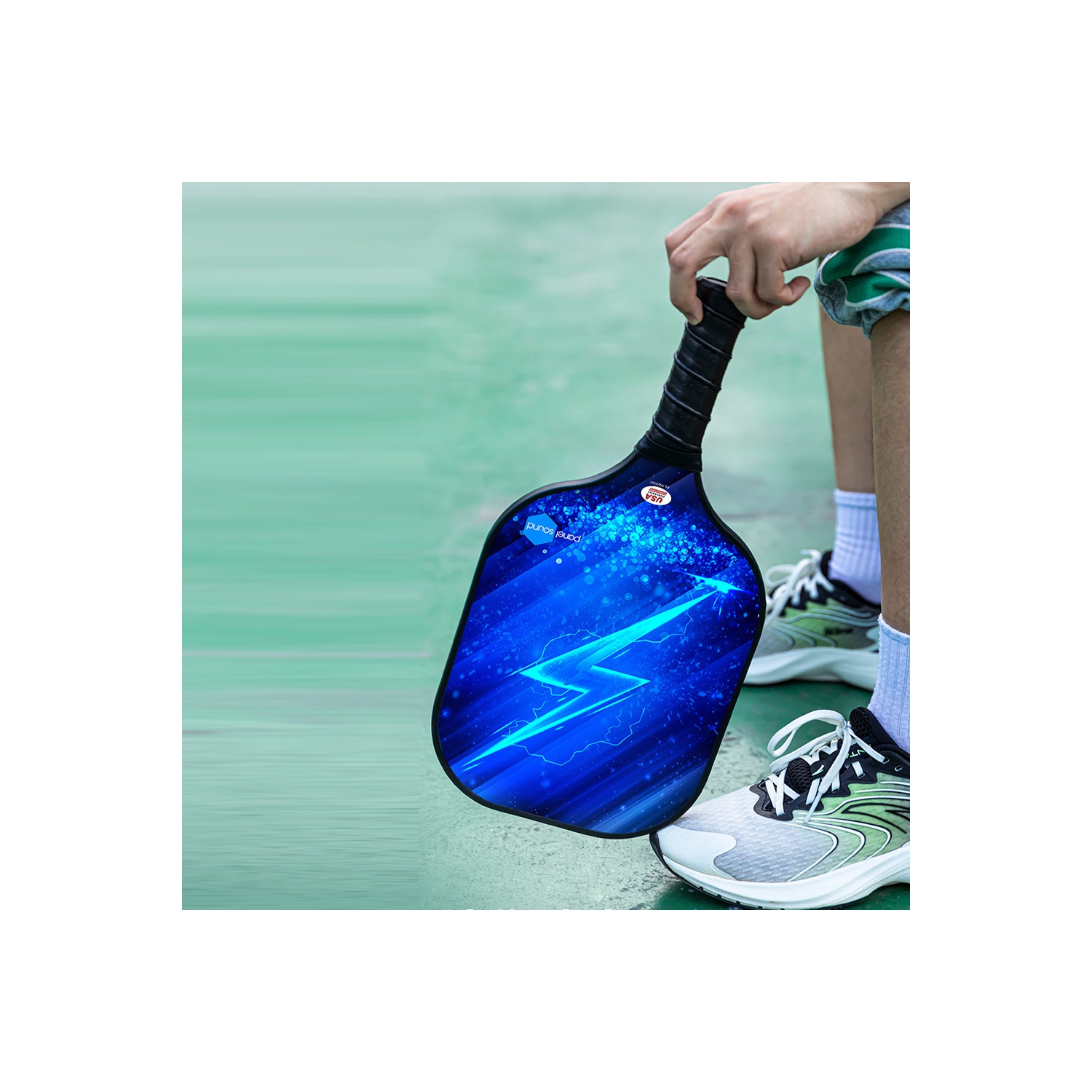 Ensemble de raquettes en fibre de verre de pickleball d'AxGear approuvé par l'USAPA