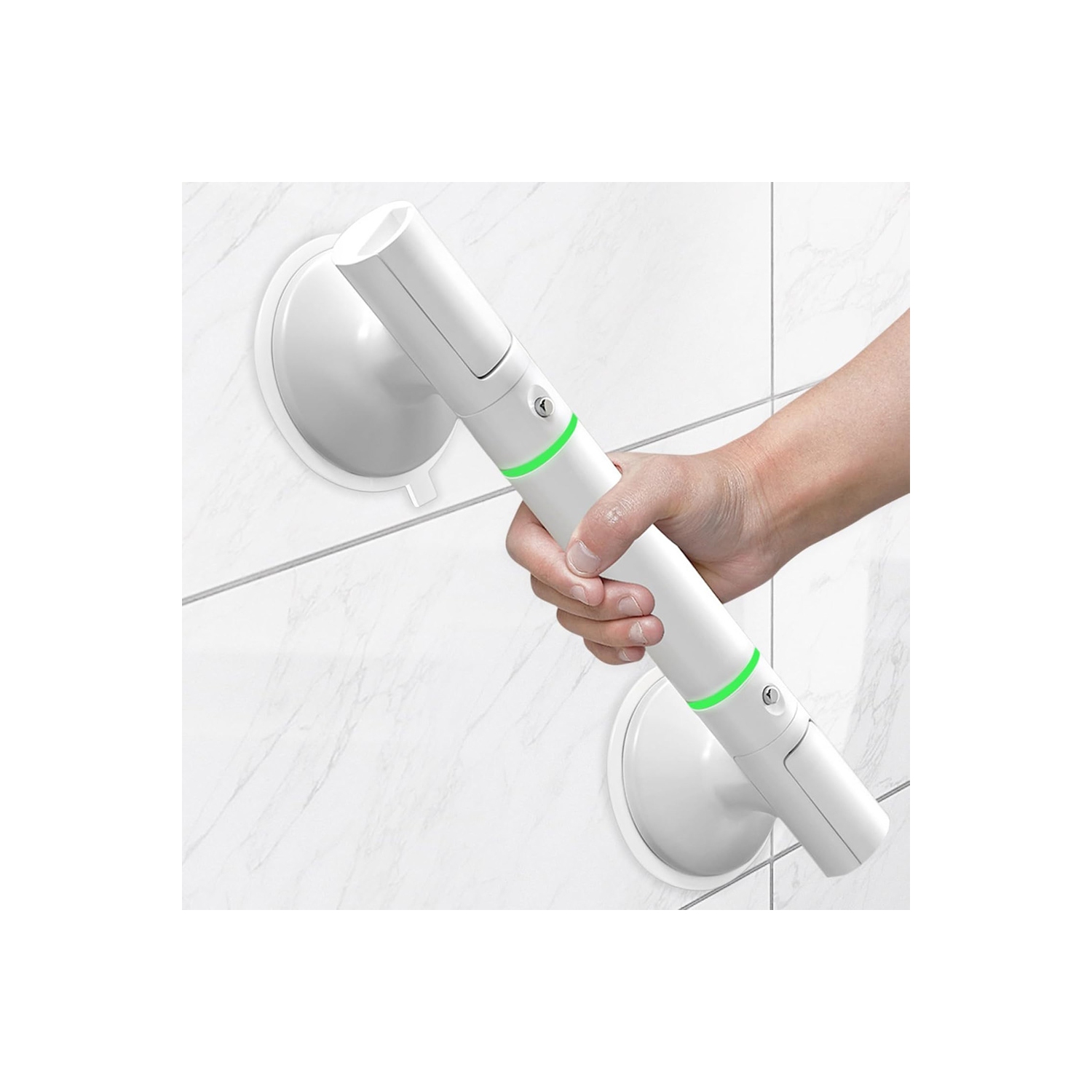 Barre d'appui axGear avec ventouse, poignée de salle de bain, main courante de 14&nbsp;po