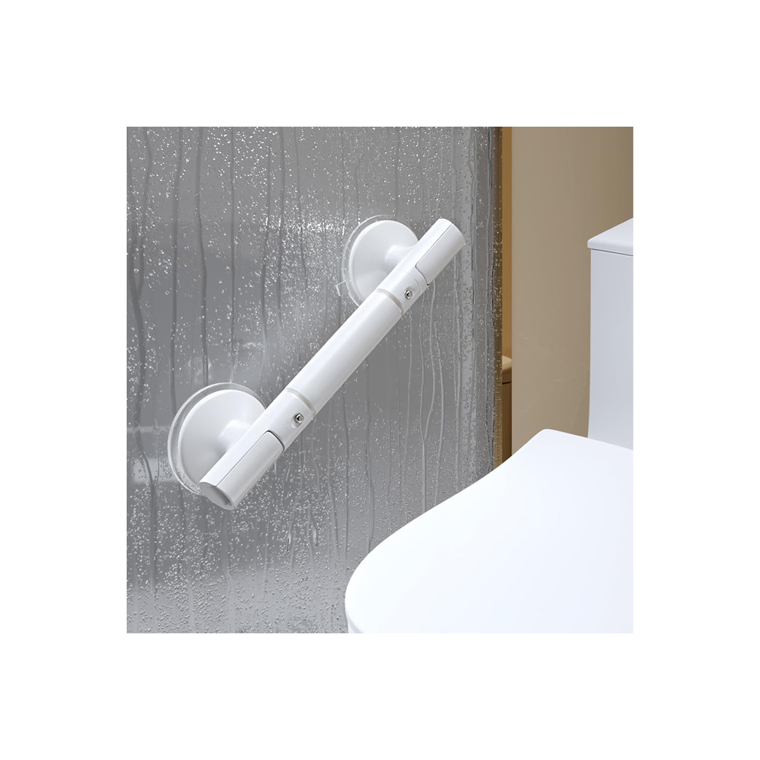 Barre d'appui axGear avec ventouse, poignée de salle de bain, main courante de 14&nbsp;po