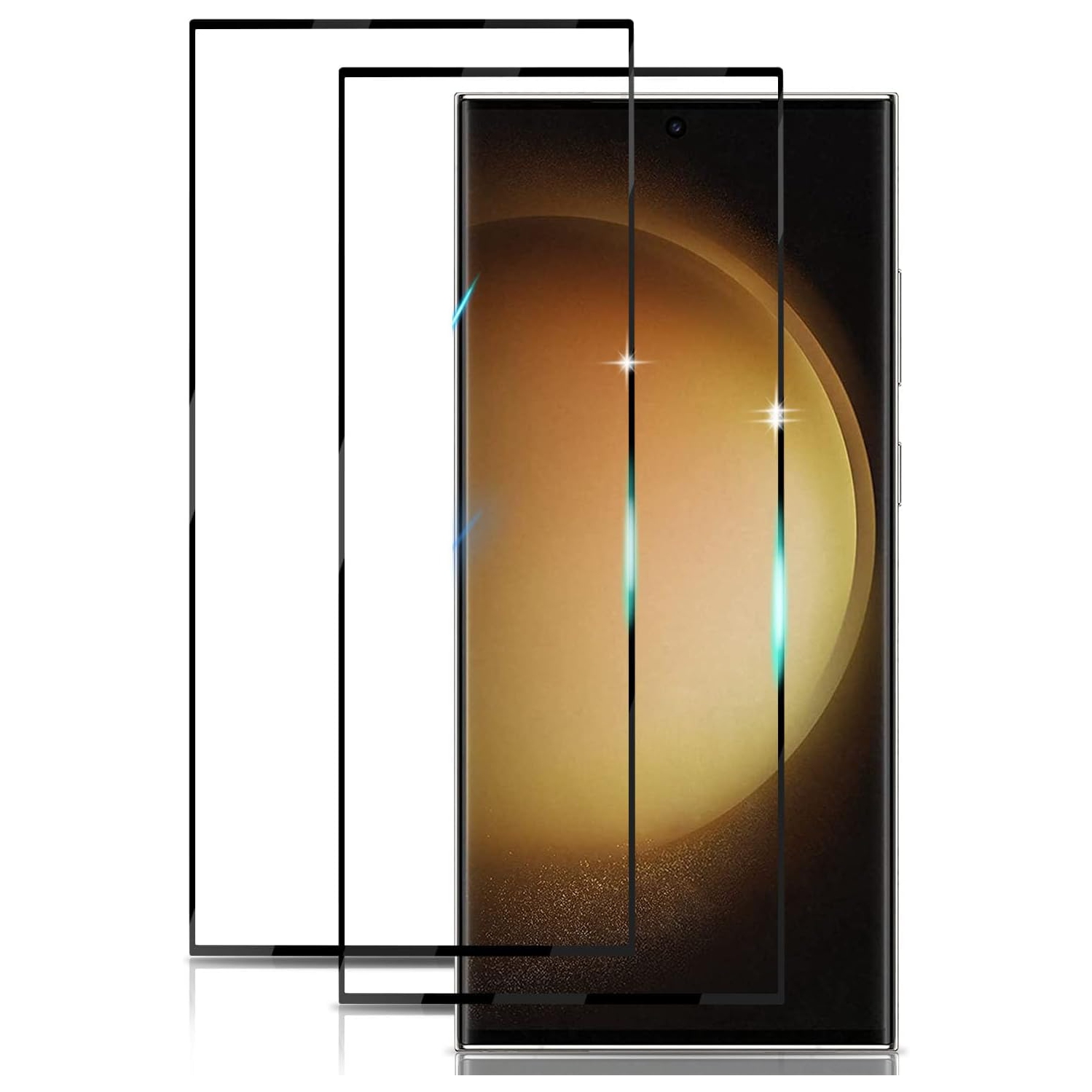 Protecteur d'écran en verre trempé pour Galaxy S24 FE 5G de Samsung - Convient aux étuis [PAQUET 2]