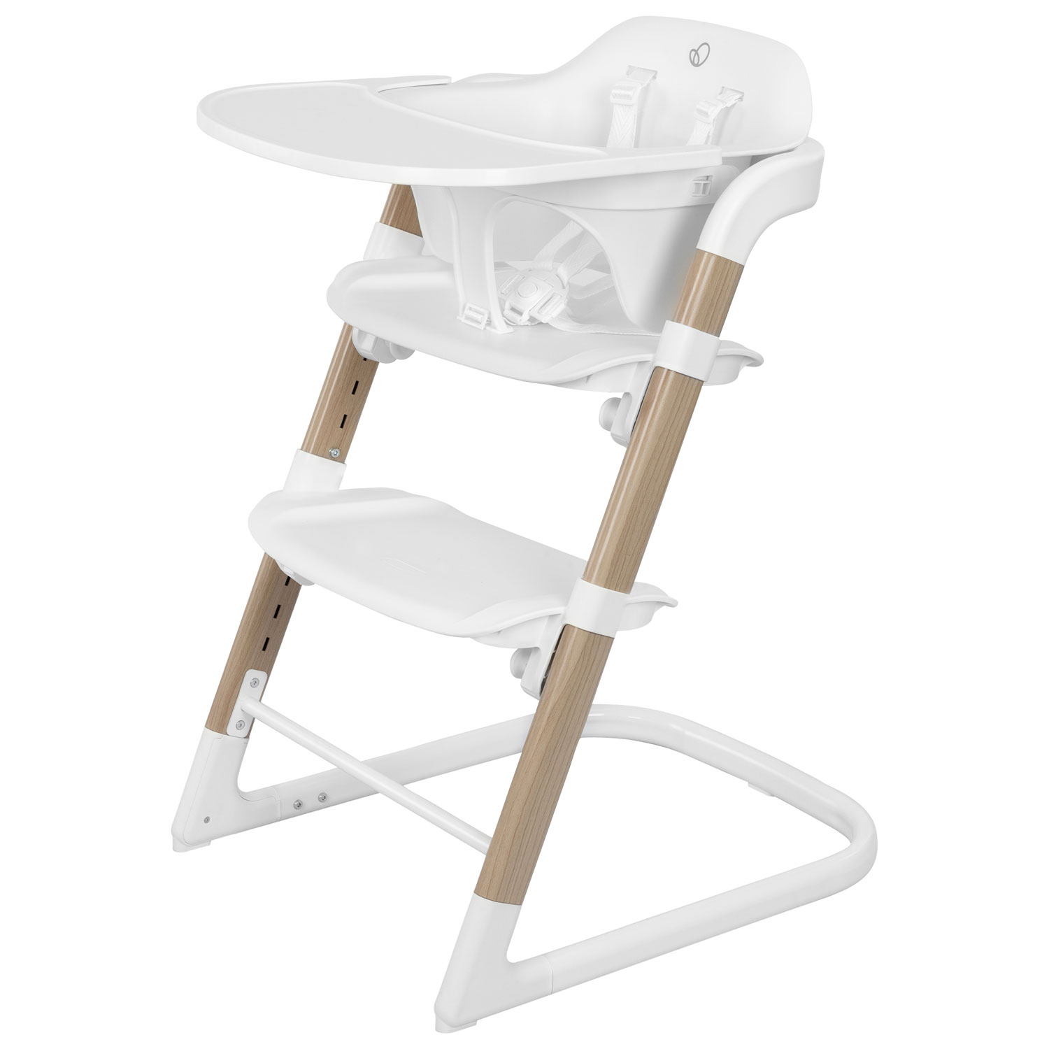 Chaise haute multiniveau RightSeat d'Evenflo - Blanc sel de mer