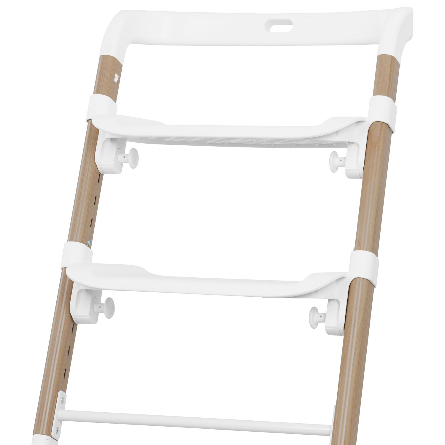 Chaise haute multiniveau RightSeat d'Evenflo - Blanc sel de mer