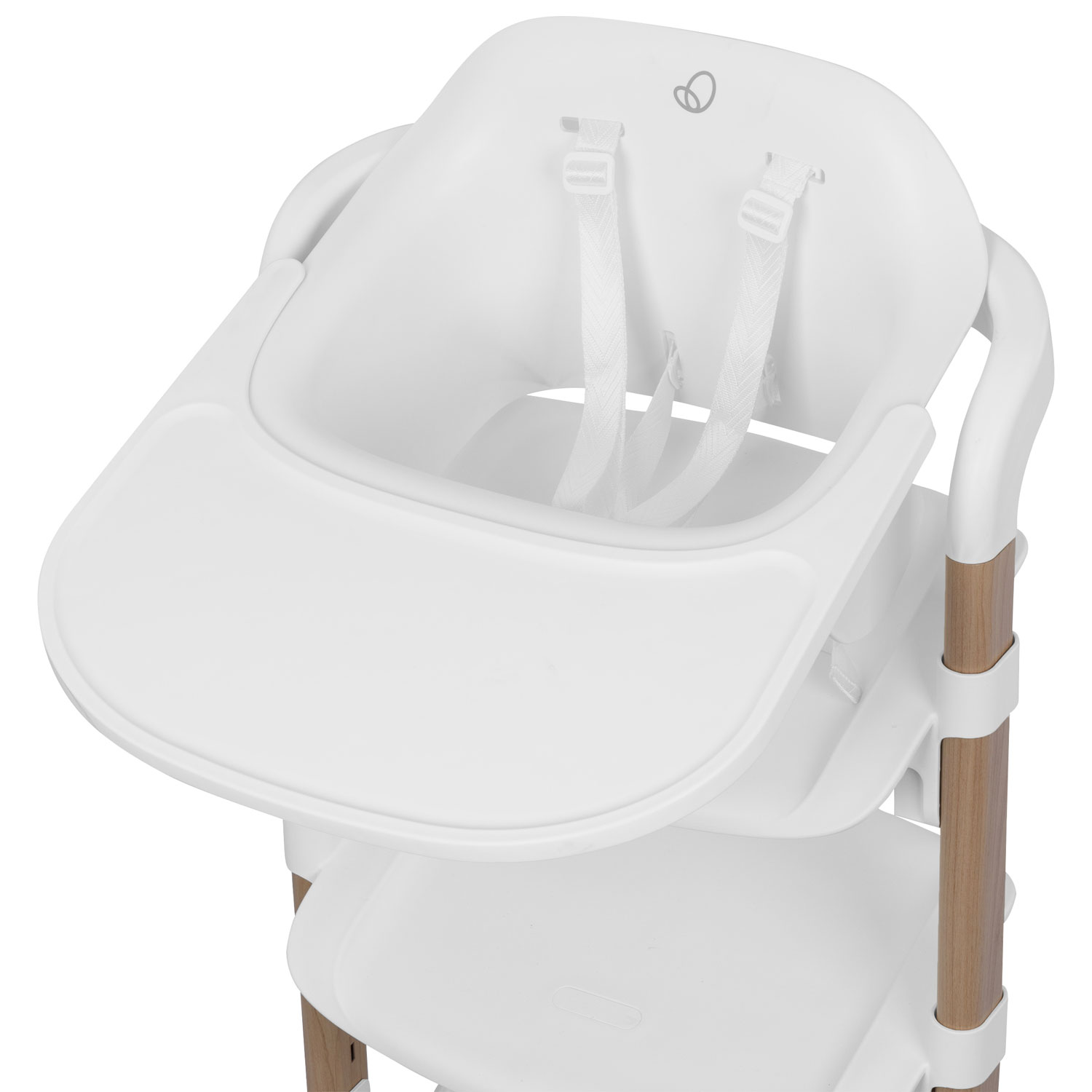 Chaise haute multiniveau RightSeat d'Evenflo - Blanc sel de mer