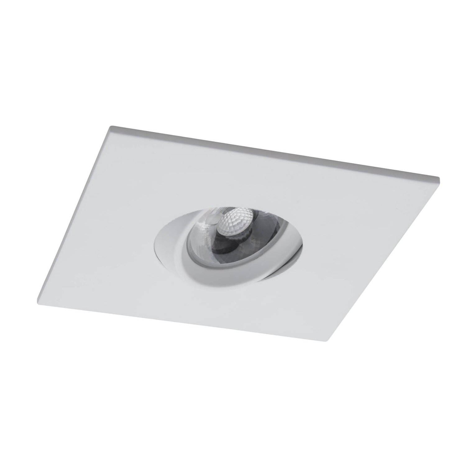 12 Pack White Square 4 Inch LED Recessed Downlight – 4000K, Dimmable, IC & Wet Location Rated, 36° Beam, 5-Year Warranty