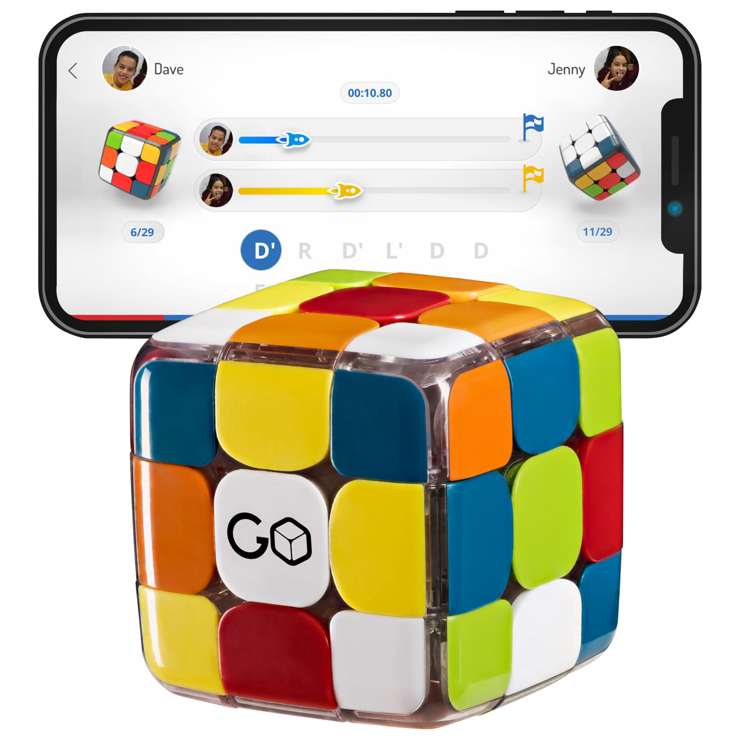 Casse-tête cubique Bluetooth Edge de GoCube