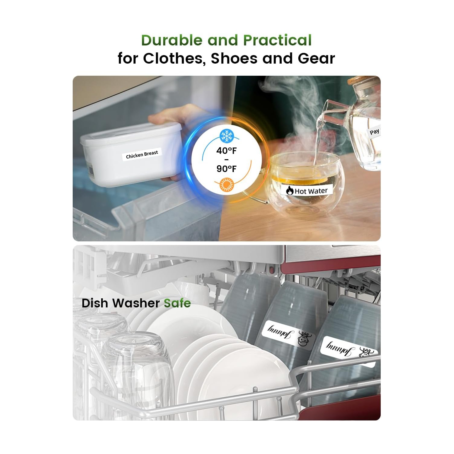 Phomemo A30 Portable Label Maker Ribbon Printer for Gift Packing and Organization