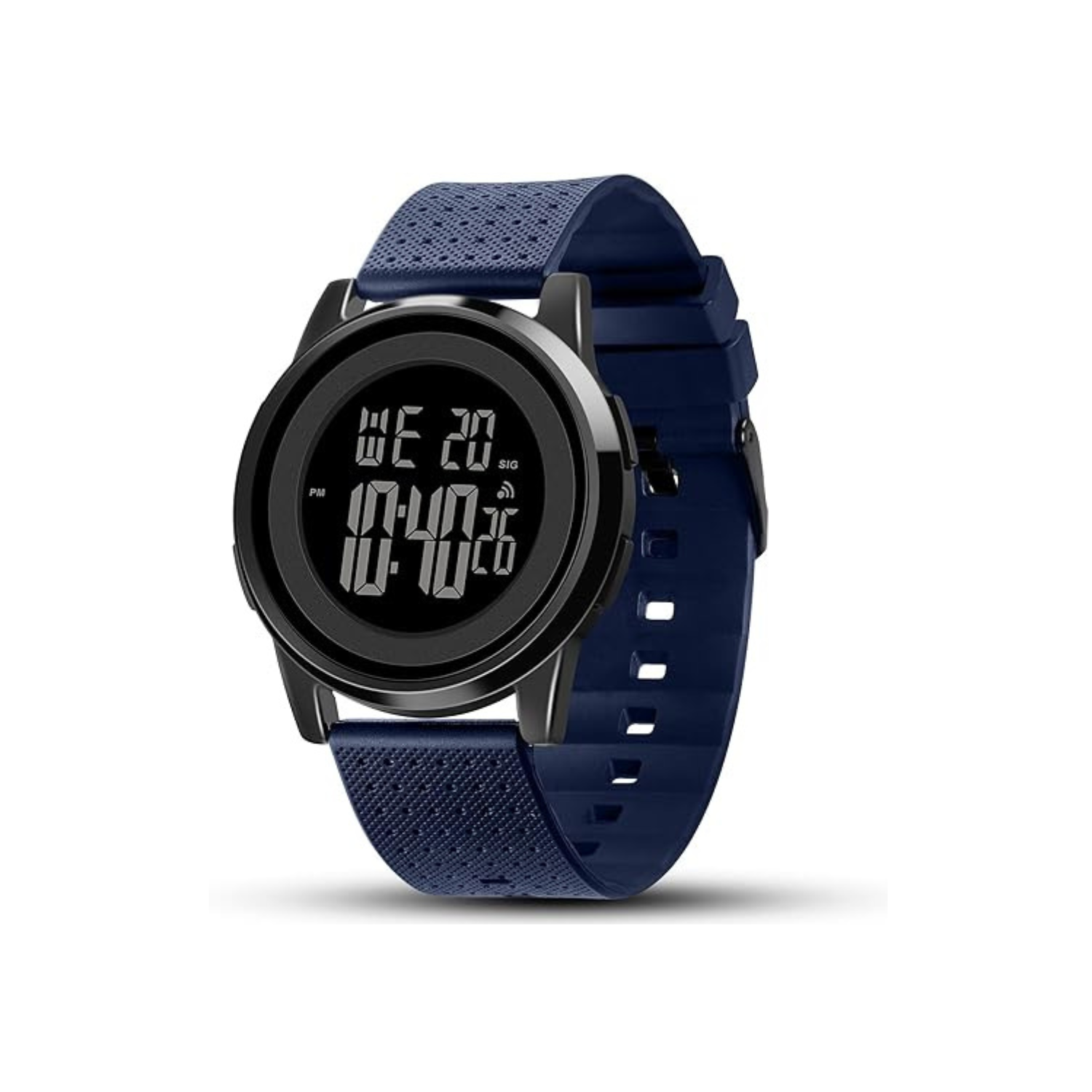 Mens Watch Ultra-Thin Digital Sports Watch Simple Waterproof Stainless Steel Fashion Wrist Watch for Men Women