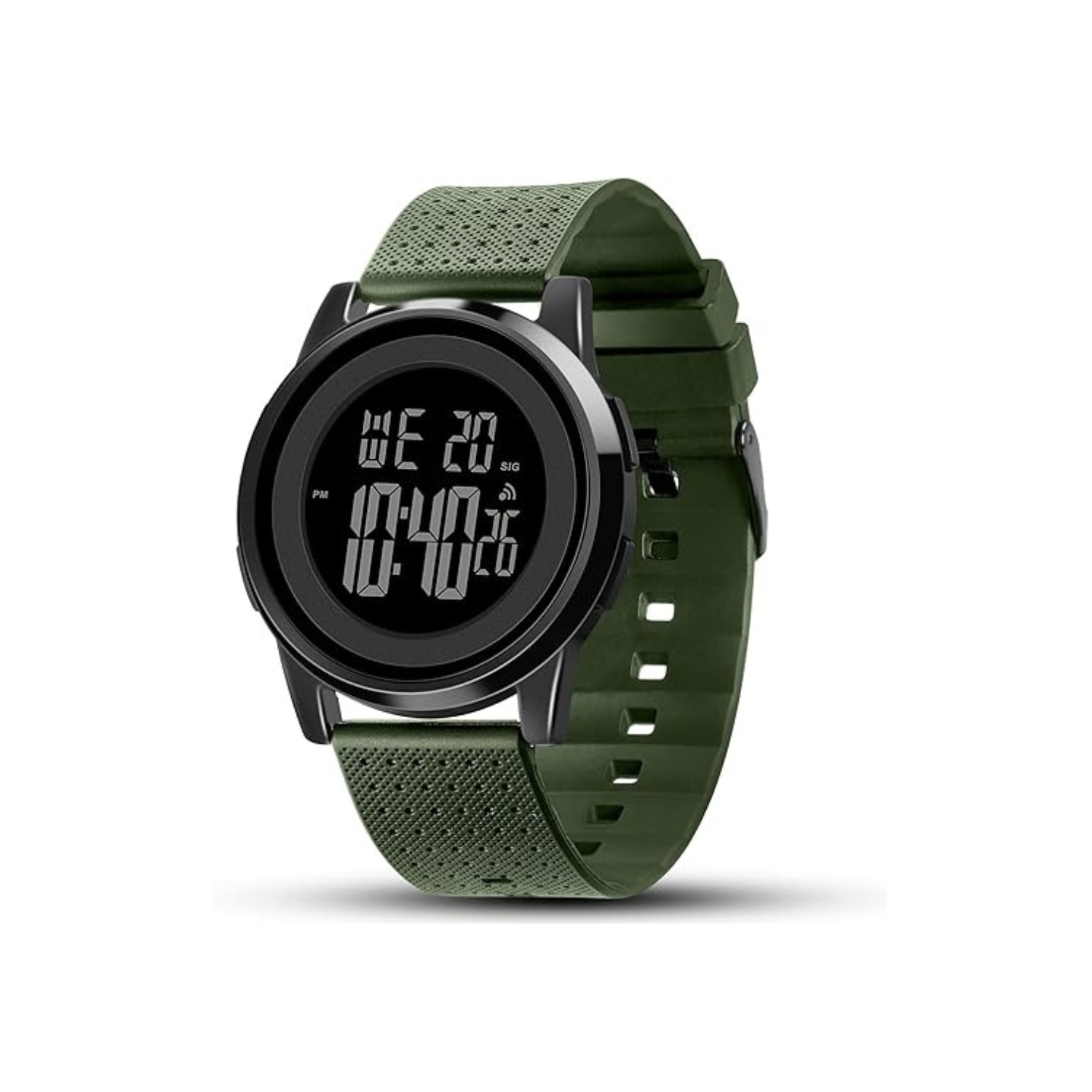 Mens Watch Ultra-Thin Digital Sports Watch Simple Waterproof Stainless Steel Fashion Wrist Watch for Men Women