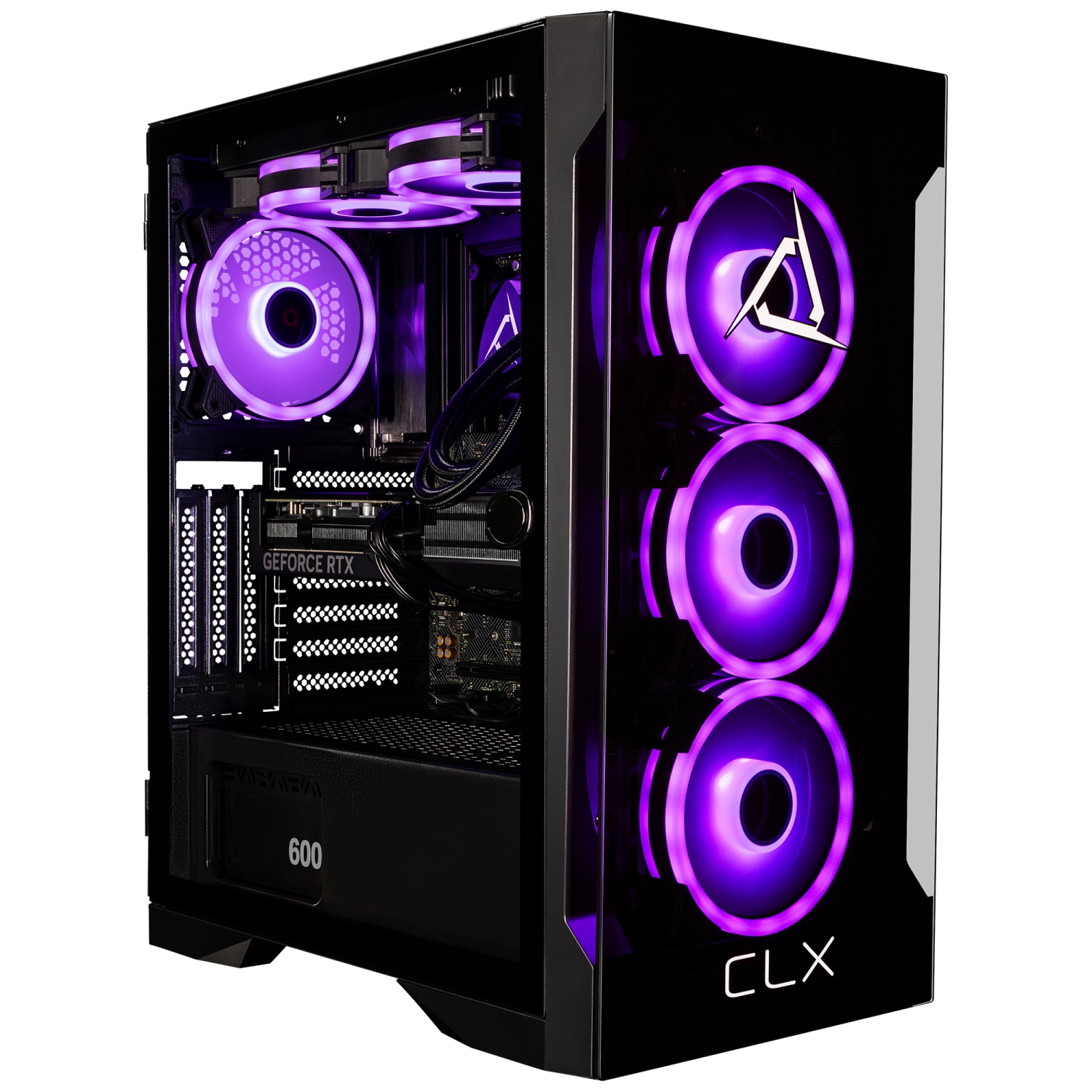 CLX SET Gaming Desktop- Liquid Cooled Intel Core Ultra 5 245KF 4.2GHz 14-Core CPU, 32GB DDR5 Memory, RTX 4060 8GB GDDR6 Graphics, 2TB SSD, 4TB HDD,
