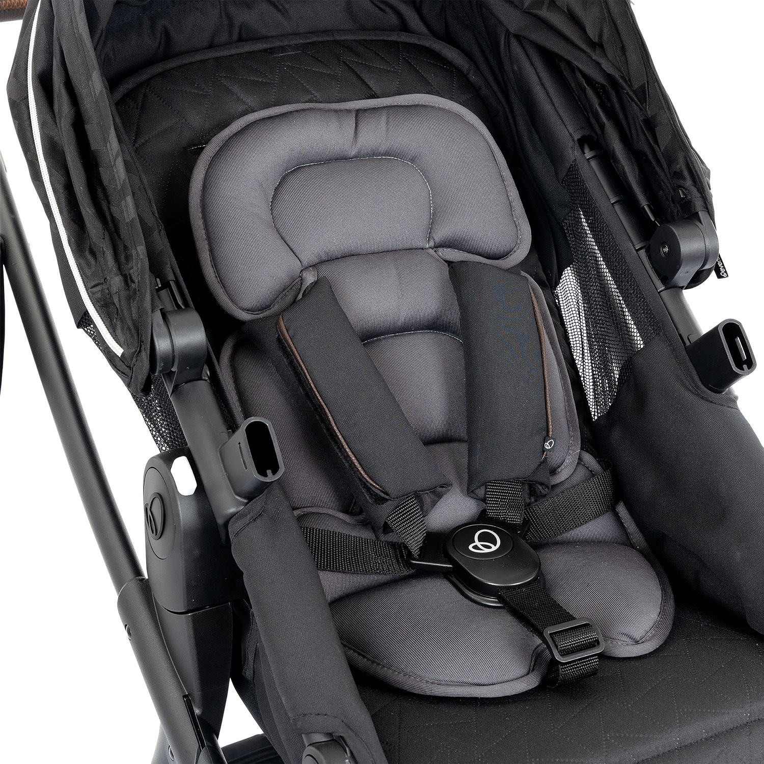 Evenflo Shyft Intuiti+ Travel System with Revolve180 LiteMax NXT SensorySoothe Infant Car Seat - Black