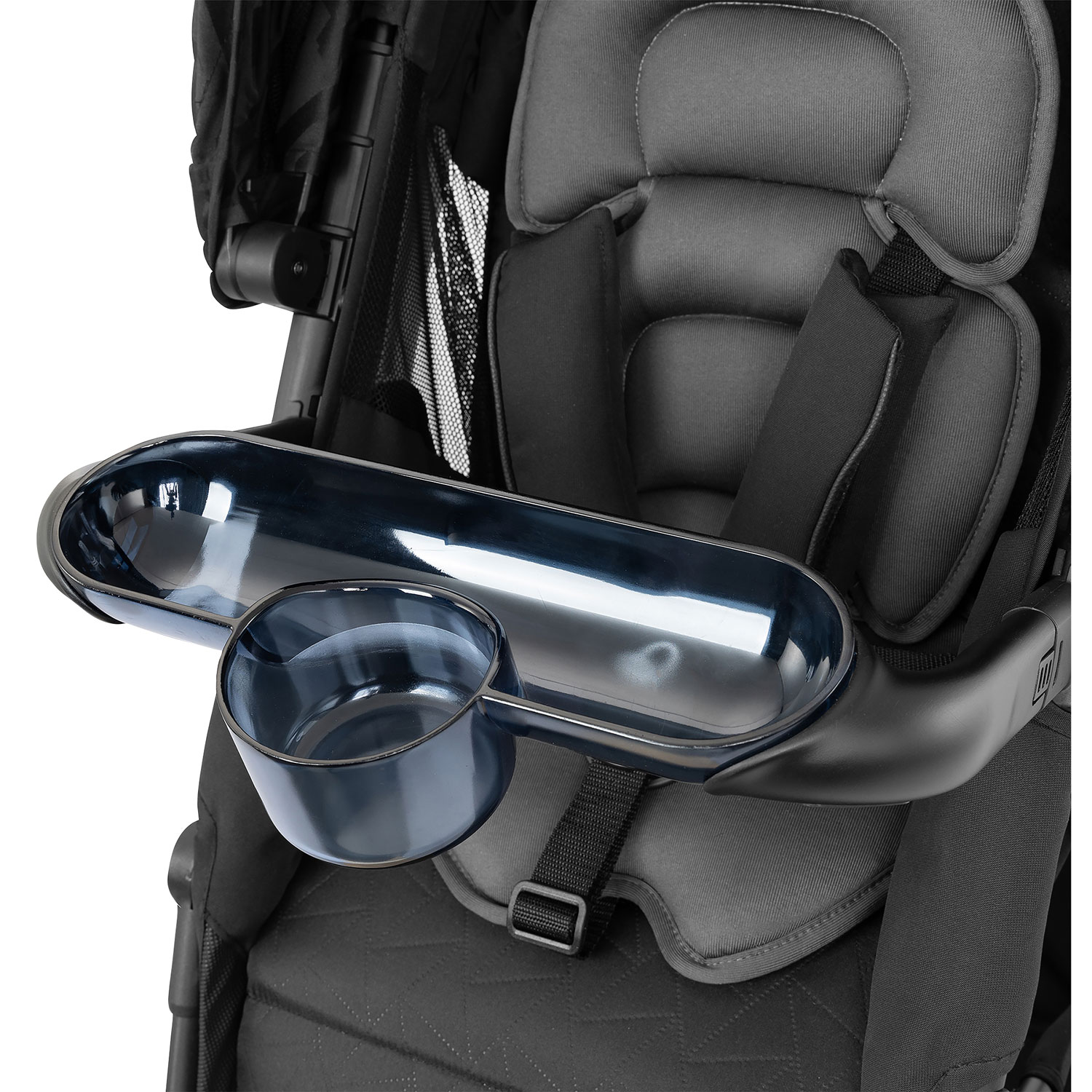 Evenflo Shyft Intuiti+ Travel System with Revolve180 LiteMax NXT SensorySoothe Infant Car Seat - Black