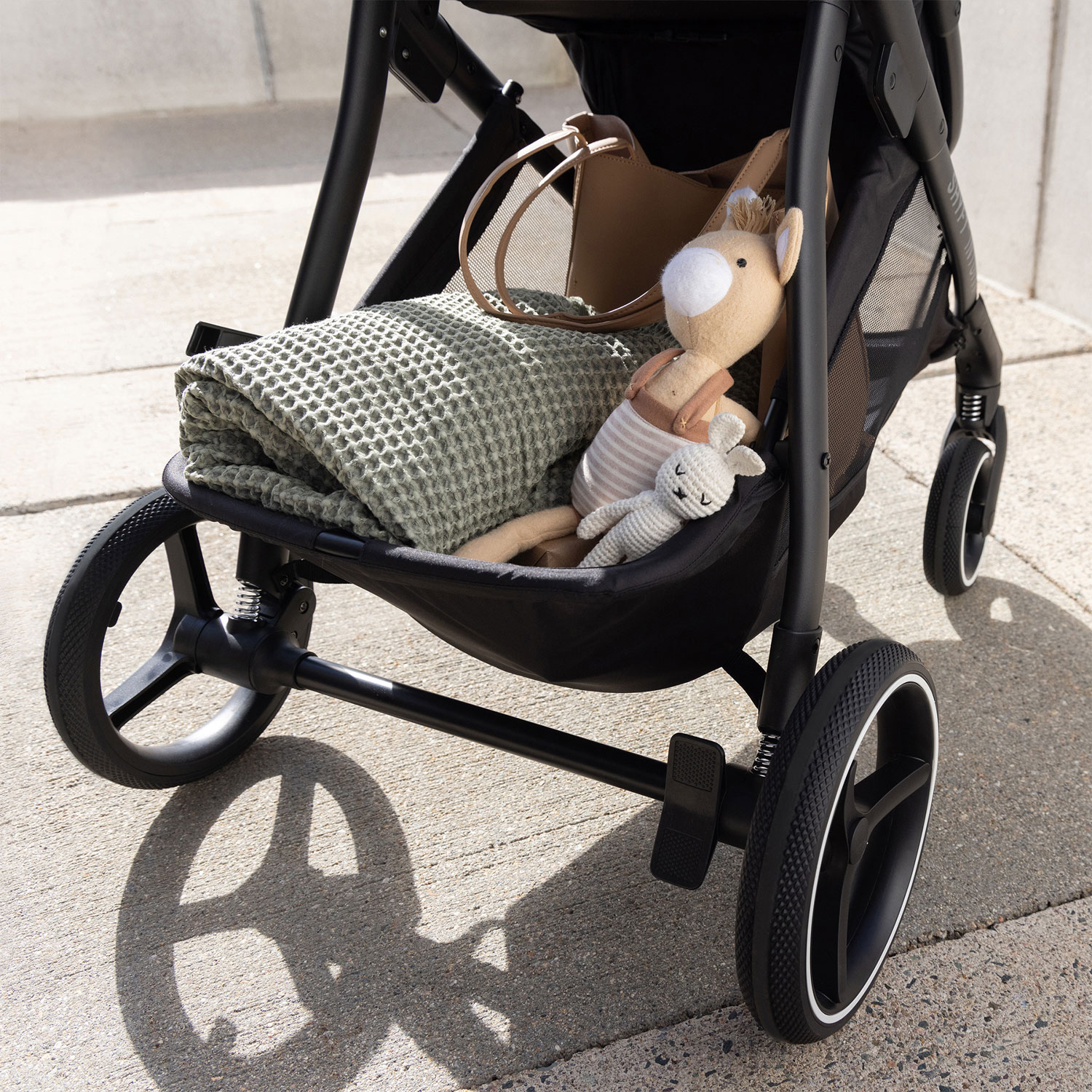 Evenflo Shyft Intuiti Travel System with Revolve180 LiteMax NXT Infant Car Seat - Black