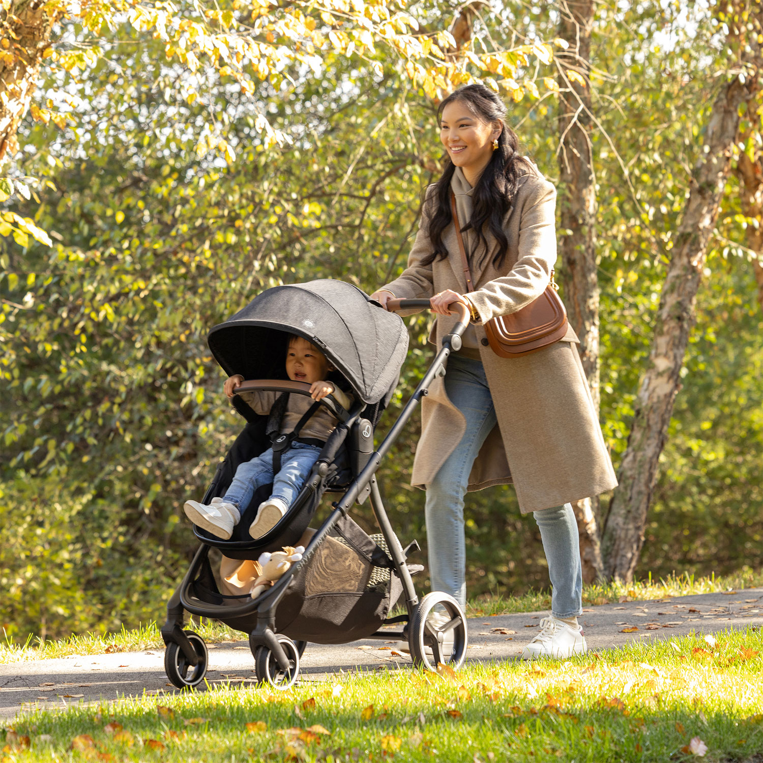 Evenflo Shyft Intuiti Travel System with Revolve180 LiteMax NXT Infant Car Seat - Black