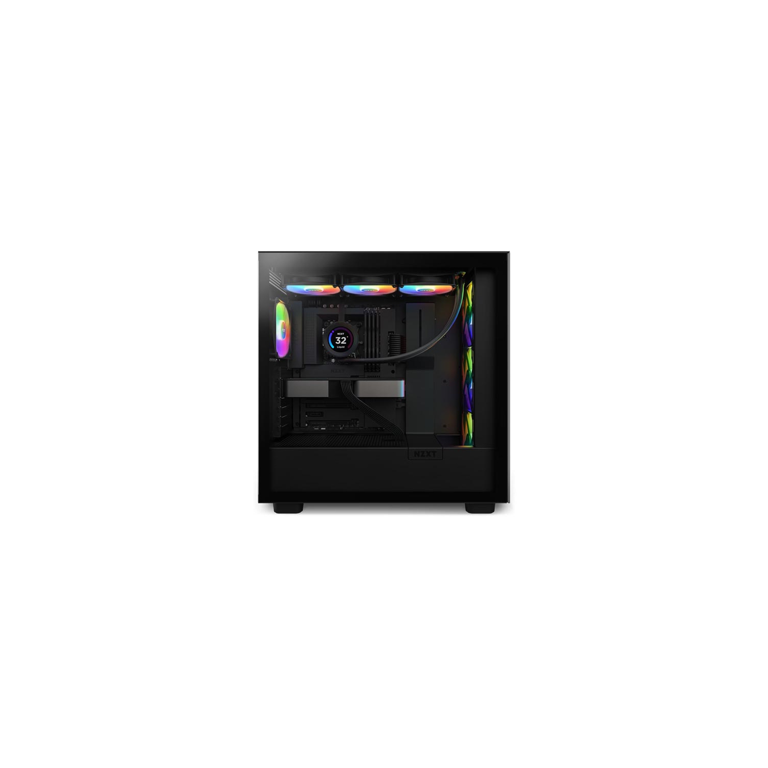 Refroidisseur liquide pour processeur tout-en-un Kraken Elite 360 RGB 360 mm de NZXT, écran LCD IPS de 2,72 po et ventilateurs RVB, pompe