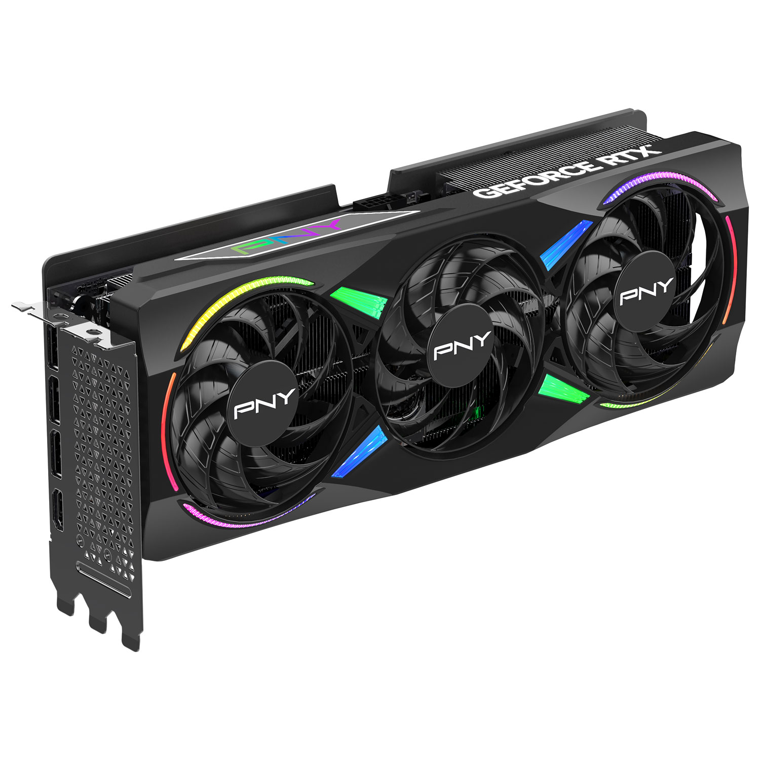 Carte graphique GeForce RTX 5070 Ti ARGB Epic-X RGB OC trois ventilateurs GDDR7 16 Go de PNY
