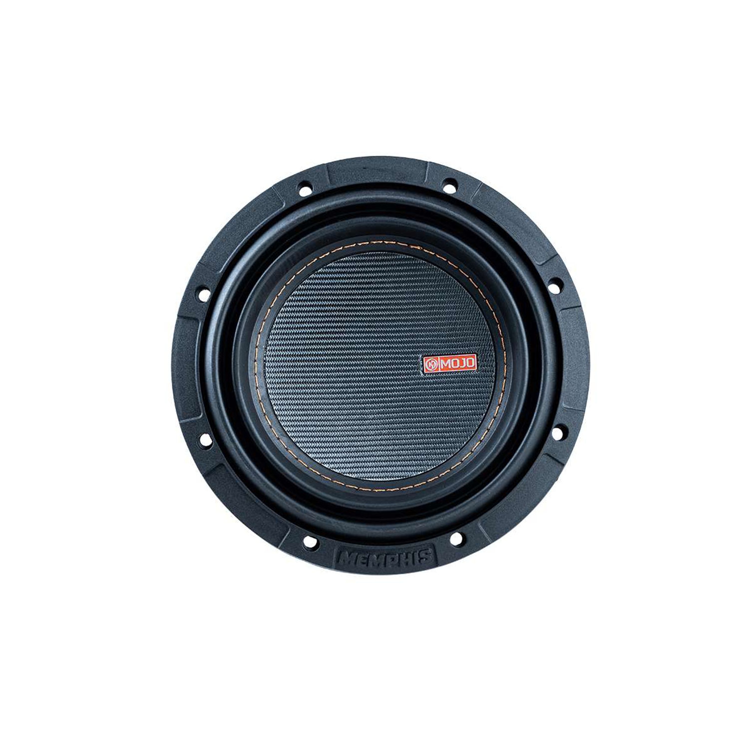 Mini haut-parleur d'extrêmes graves Mojo de 6,5&nbsp;po MJM612 de Memphis Audio avec impédance sélectionnable de 1 ou 2 ohms