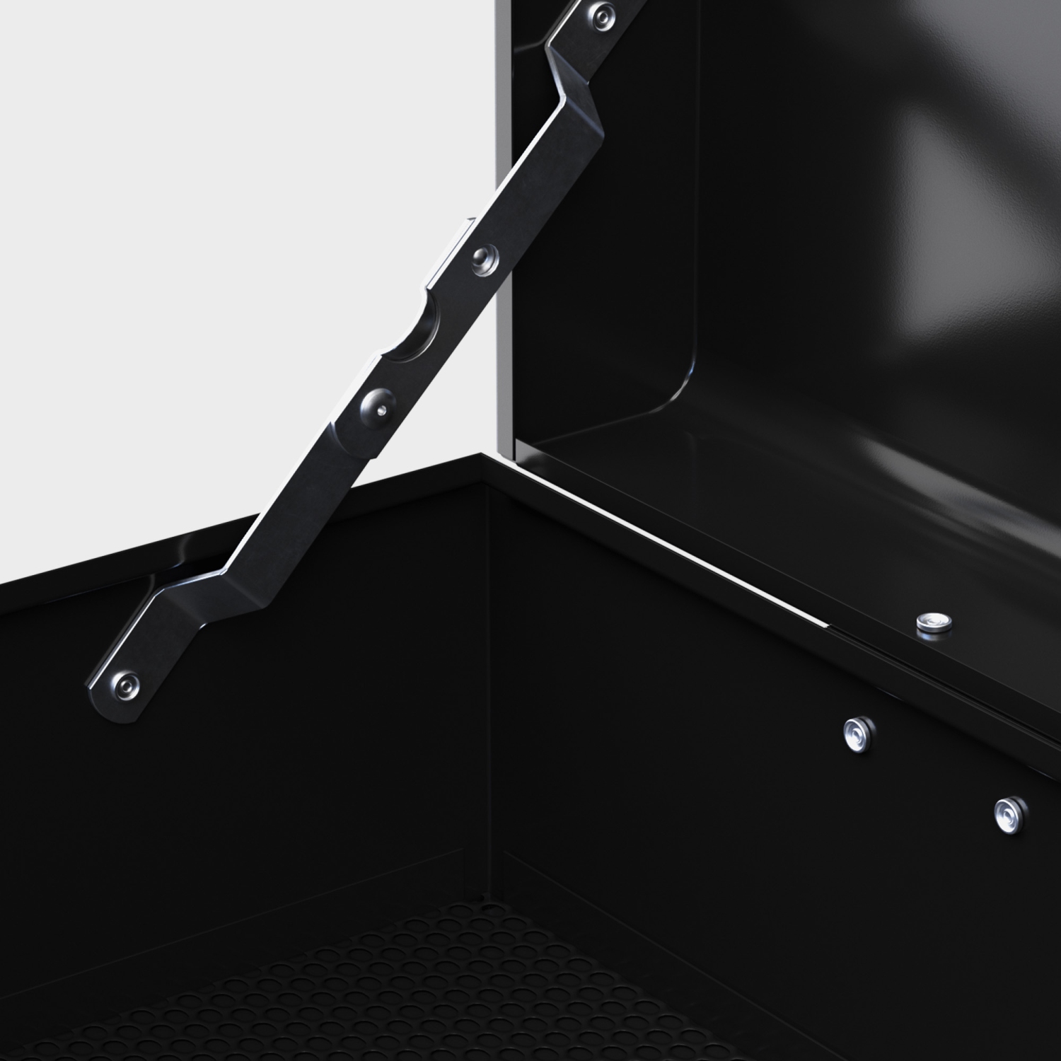 HOMCOM 6 Drawer Lockable Tool Box with Top Case, Ball Bearing Slides, 24" Portable Tool Chest for Garage, Household and Warehouse, Black