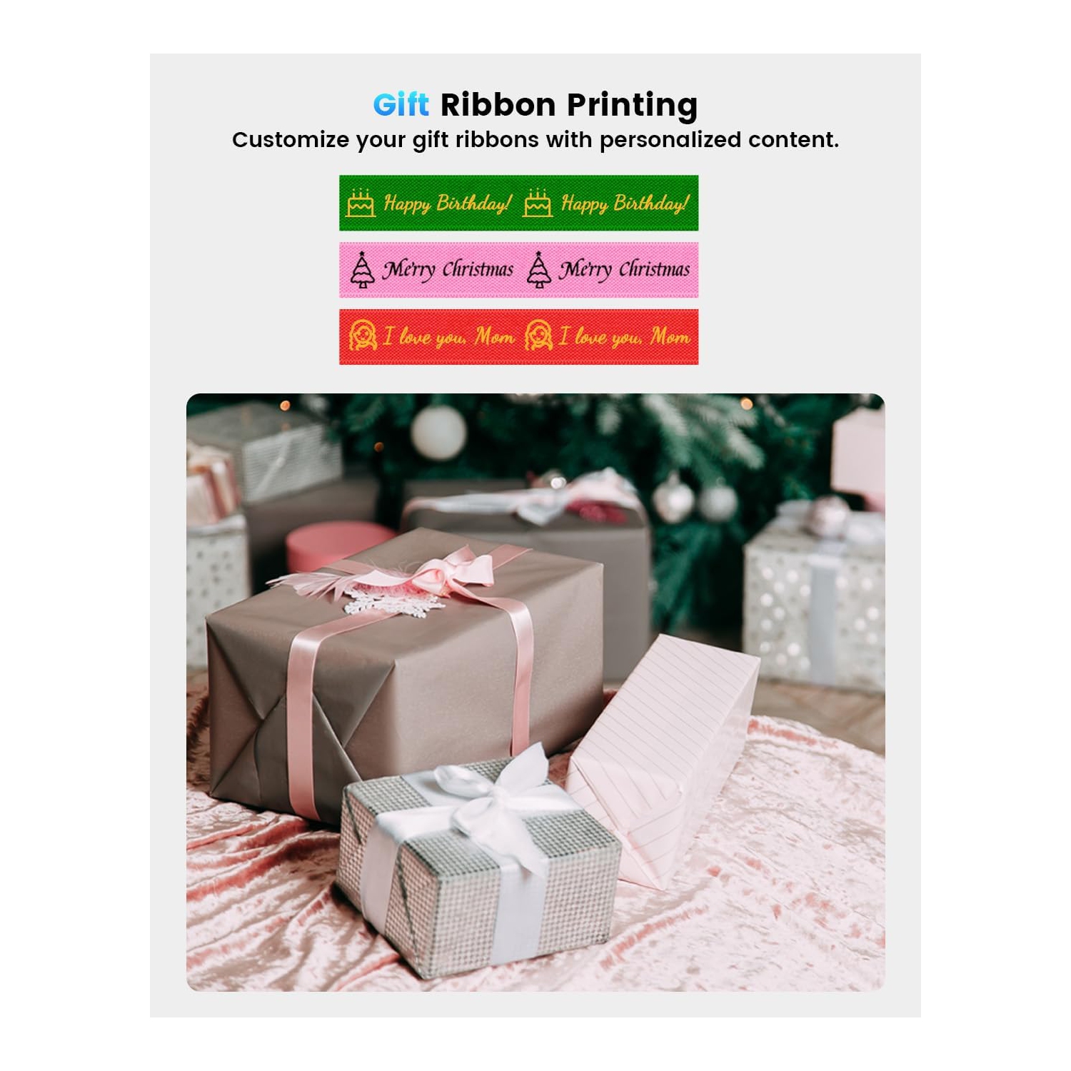 Phomemo A30 Portable Label Maker Ribbon Printer for gift