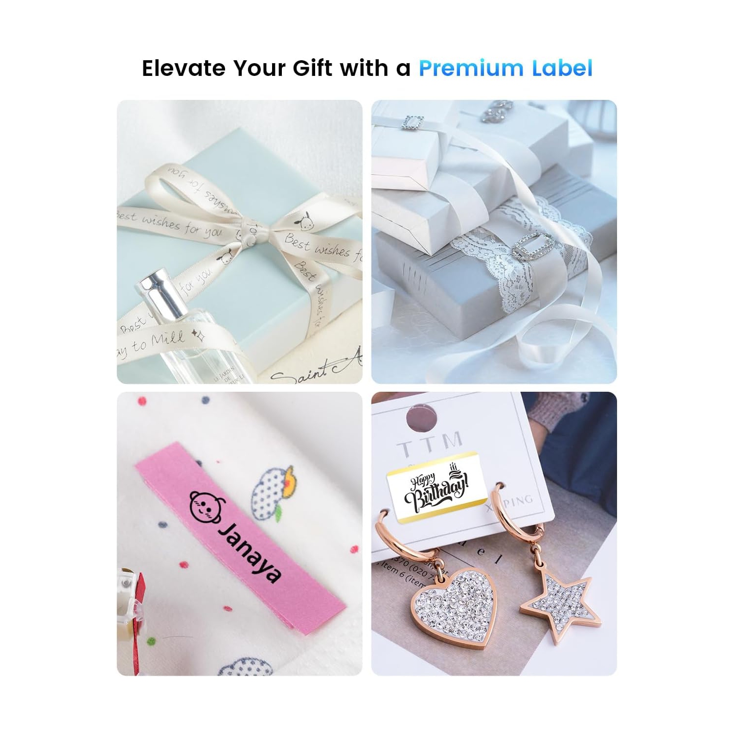 Phomemo A30 Portable Label Maker Ribbon Printer for gift