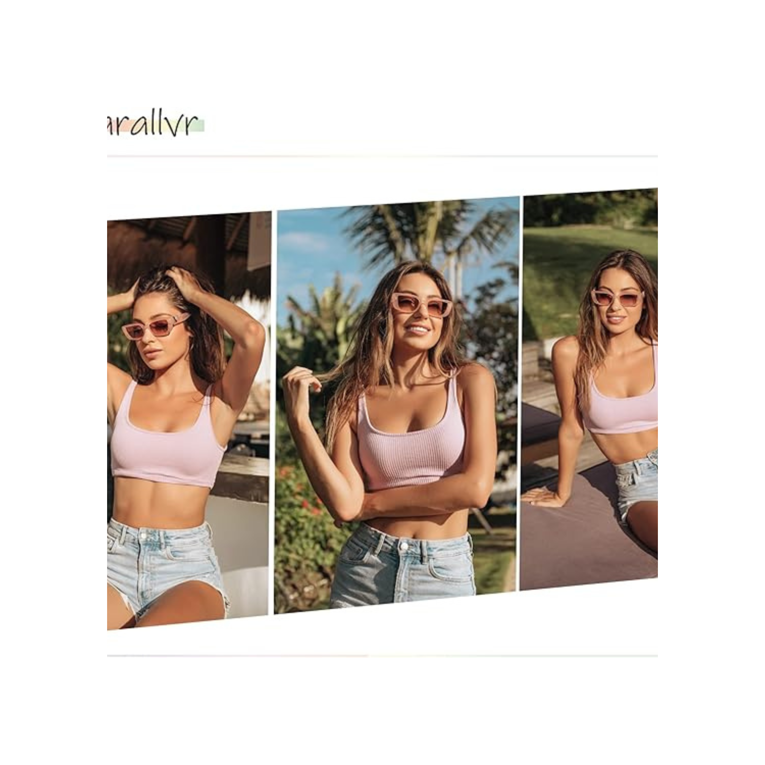 2 Pack Rectangle Sunglasses for Women 90s Retro Trendy Y2K Aesthetic Vintage Square Sunglasses AR82037