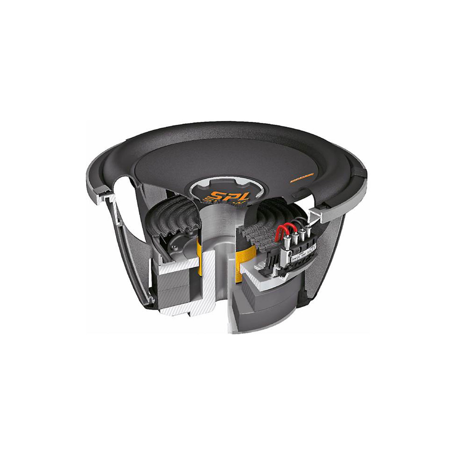 Haut-parleurs de fréquences moyennes de 10&nbsp;po SV250.1 série SPL Show de Hertz