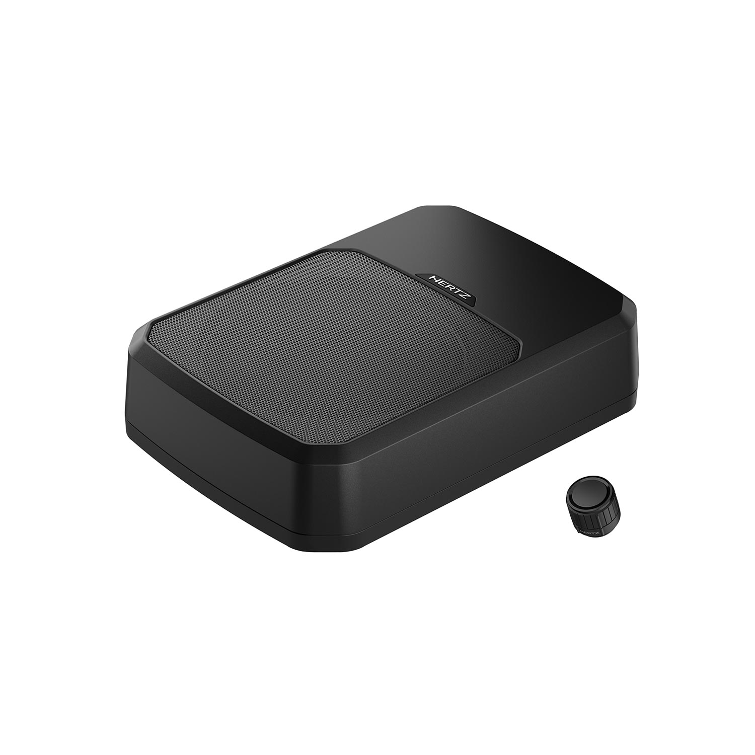 Hertz DBA201F 8" Underseat Loaded Shallow Active Subwoofer Box