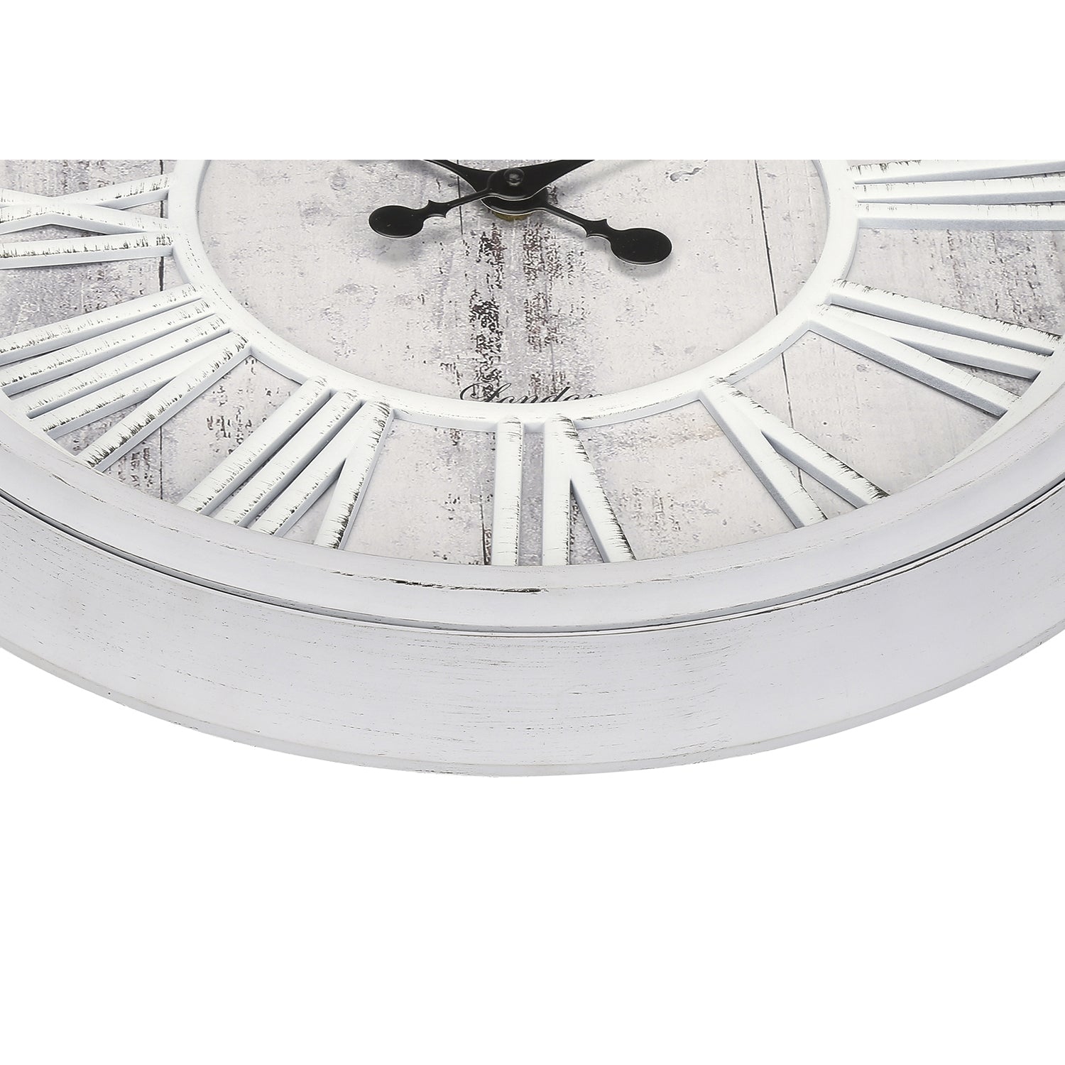 Monarch Specialties I 9043 - Horloges, rond de 20&nbsp;po, horloge murale, gris, transitionnel