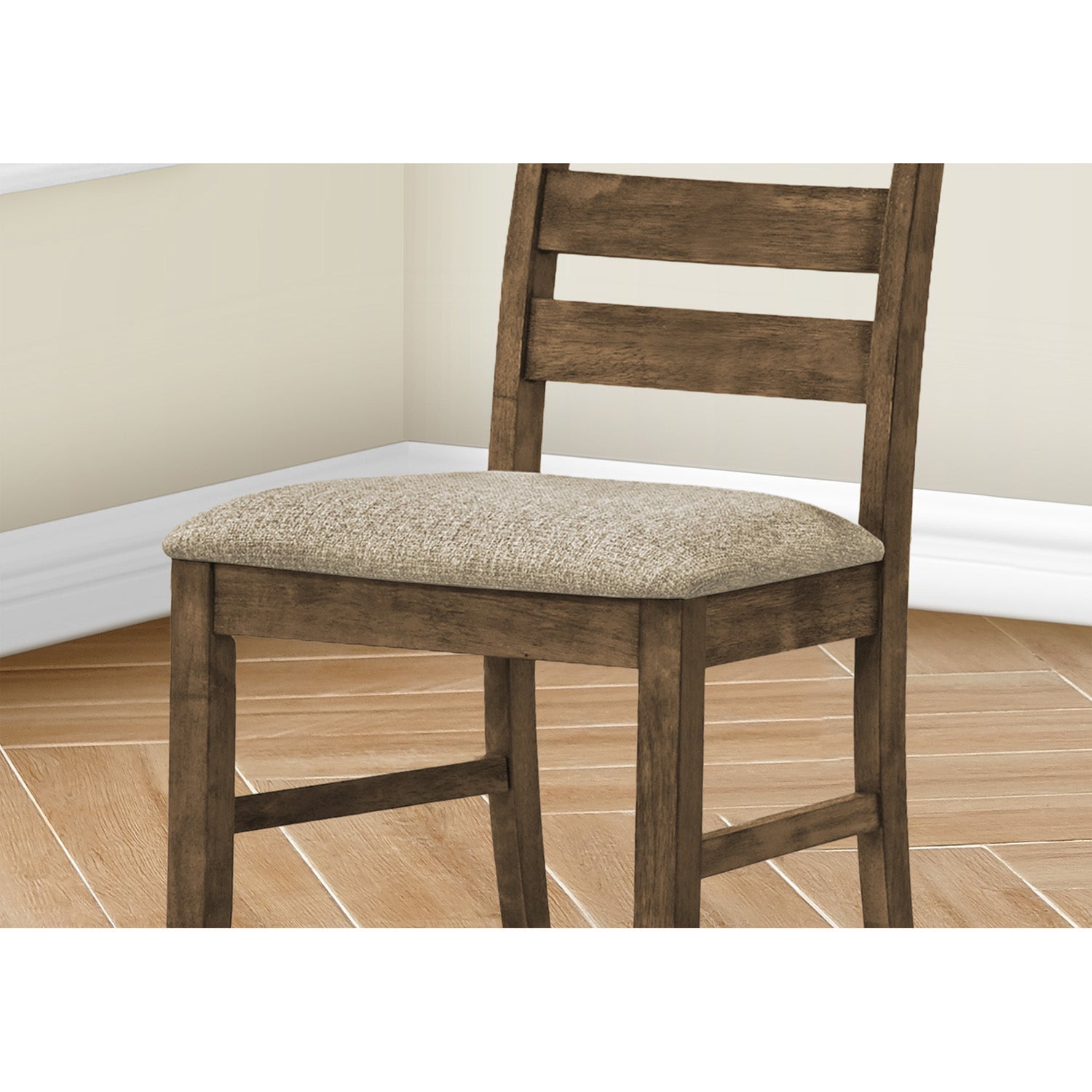 Monarch Specialties I 1342 – Chaise de salle à manger, hauteur de 38&nbsp;po, salle à manger, cuisine, ensemble de 2, Côté, revêtement, brun antique,