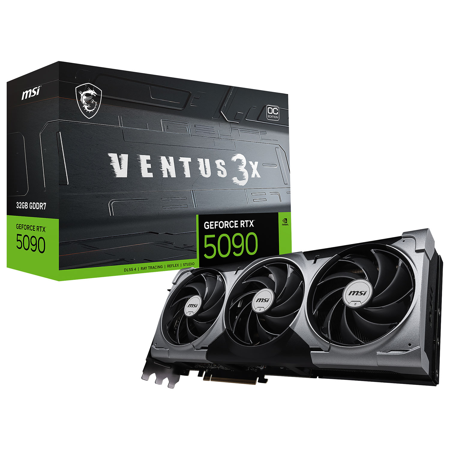 MSI Ventus GeForce RTX 5090 32GB GDDR7 Video Card