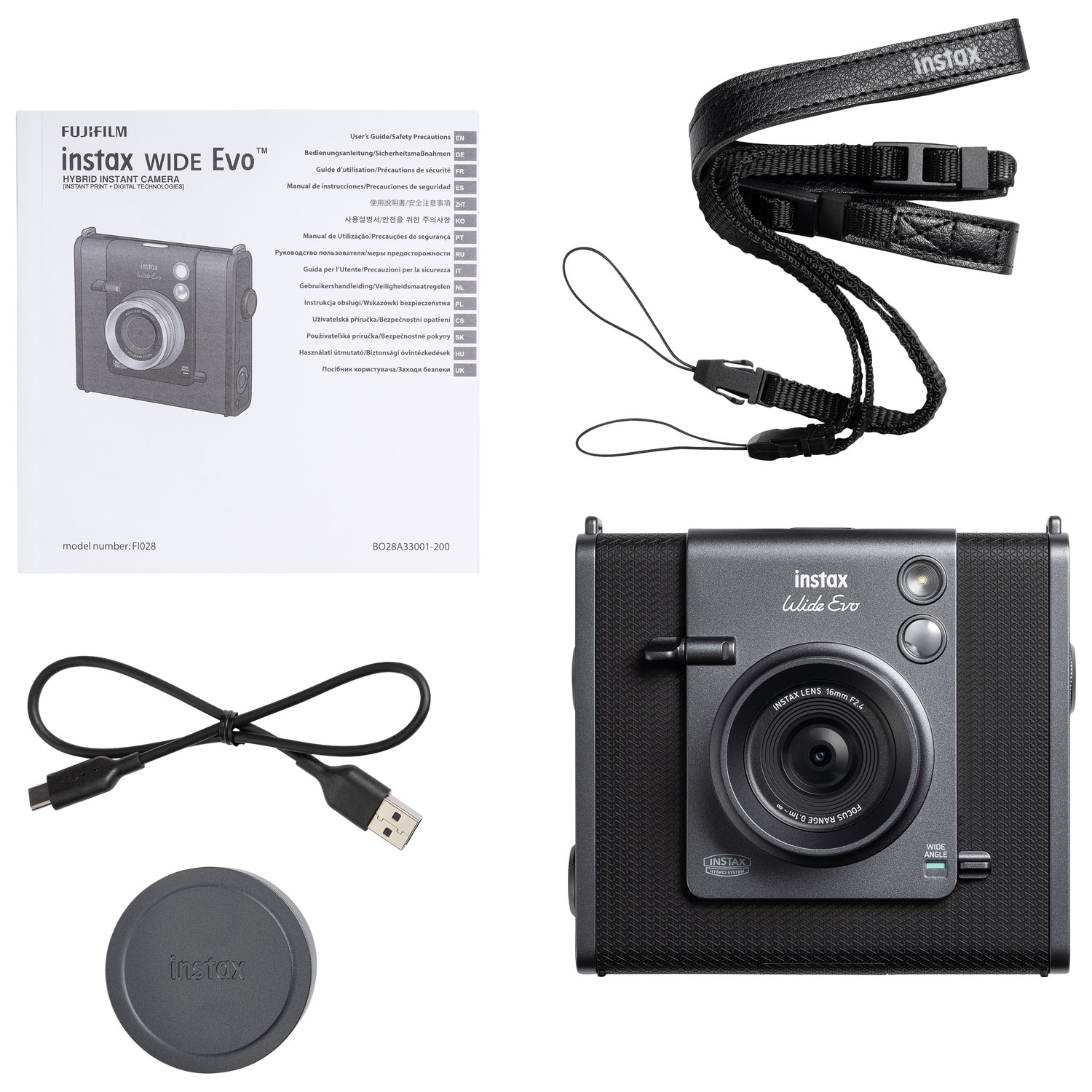 Fujifilm Instax WIDE Evo Hybrid Instant Camera