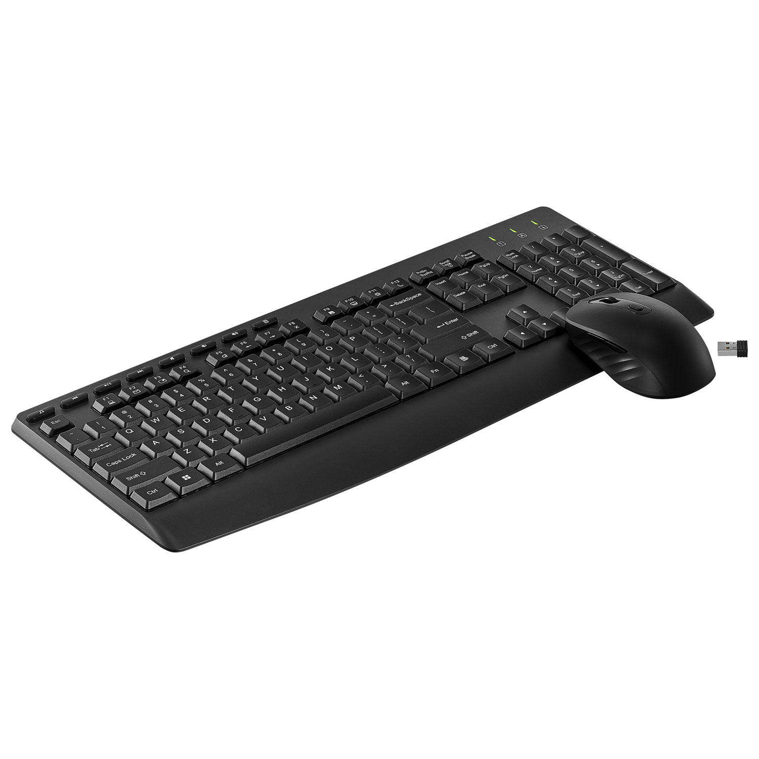 Ensemble clavier et souris ergonomiques sans fil 2,4G de Best Buy Essentials - Anglais