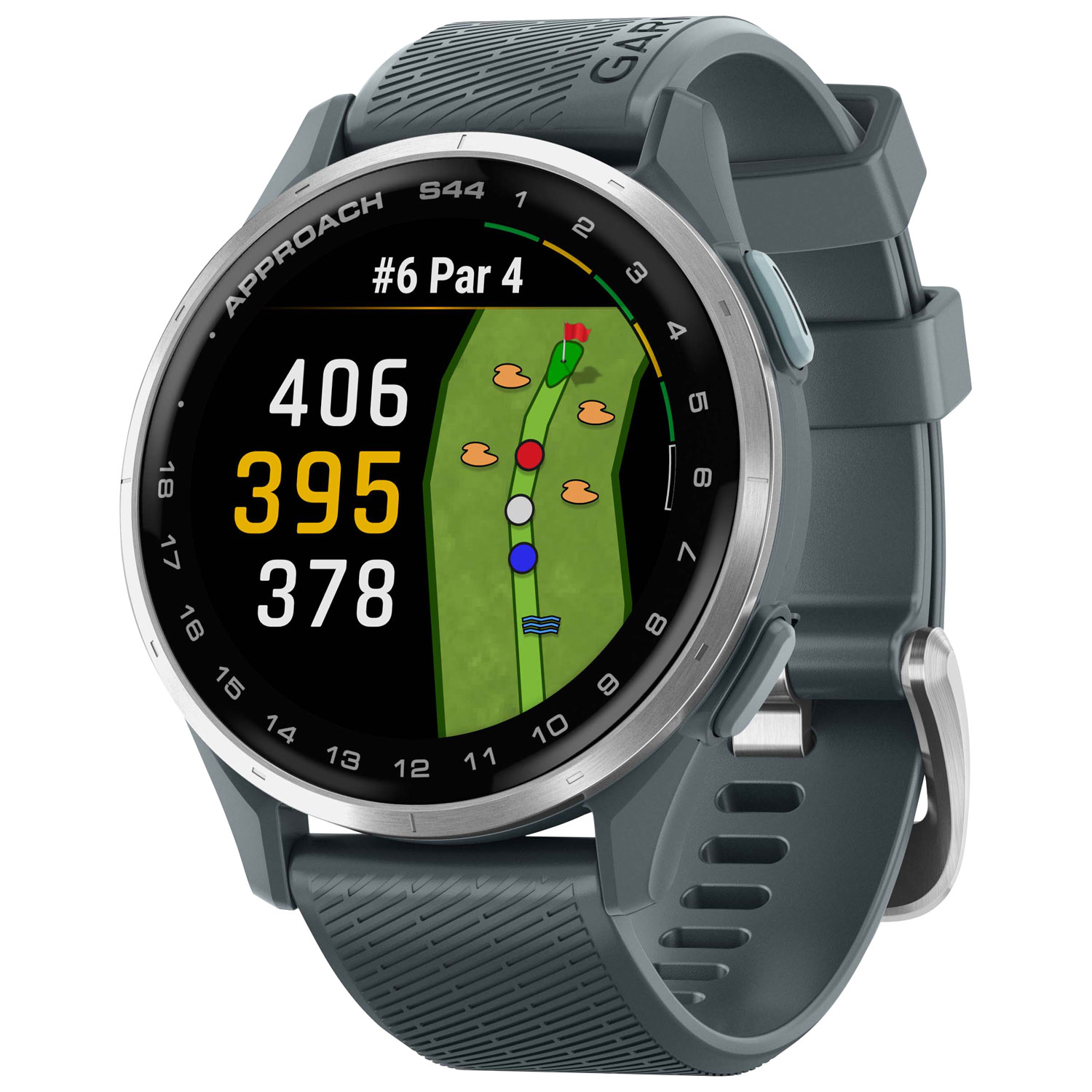 Garmin Approach S44 45mm AMOLED GPS Golf Smartwatch - Twilight
