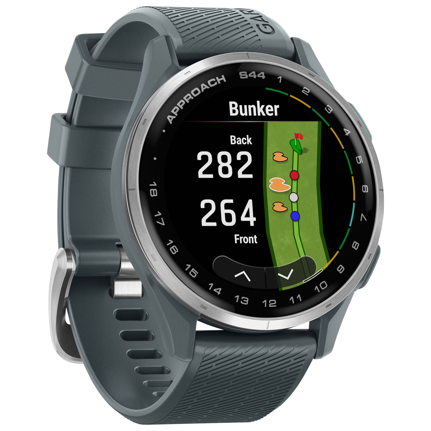 Garmin Approach S44 45mm AMOLED GPS Golf Smartwatch - Twilight